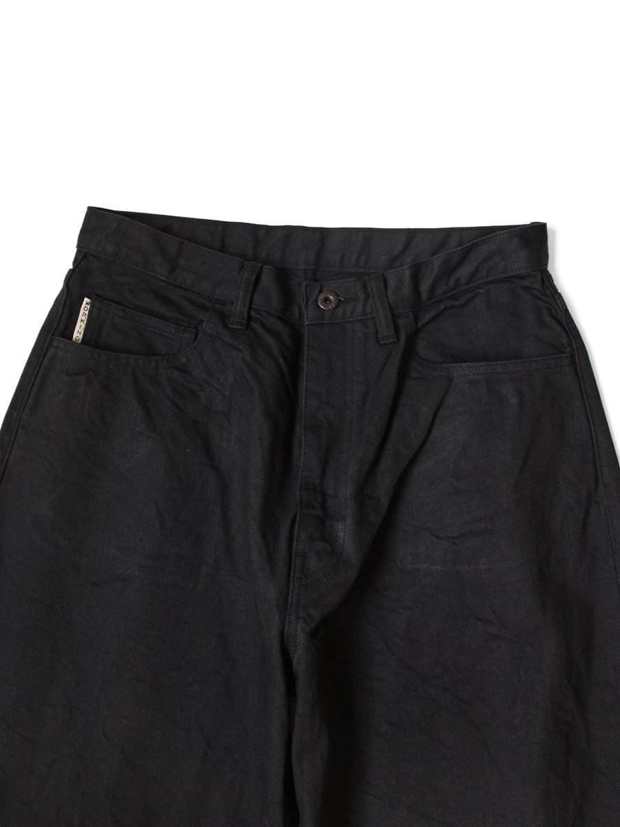 Kapital KAPITAL 14oz Black x Black Denim Club Baggy 5-Pocket Pants Size US 36 / EU 52 - 3 Thumbnail