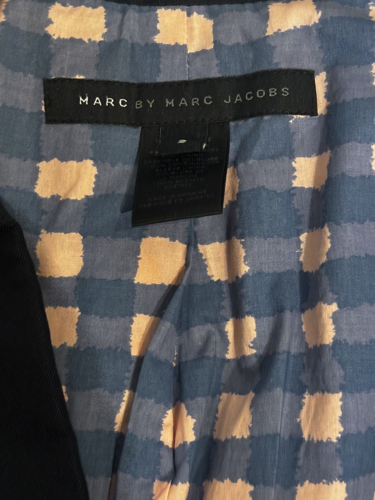 Marc by Marc Jacobs Navy Blazer.wj0781 Size S / US 4 / IT 40 - 10 Thumbnail