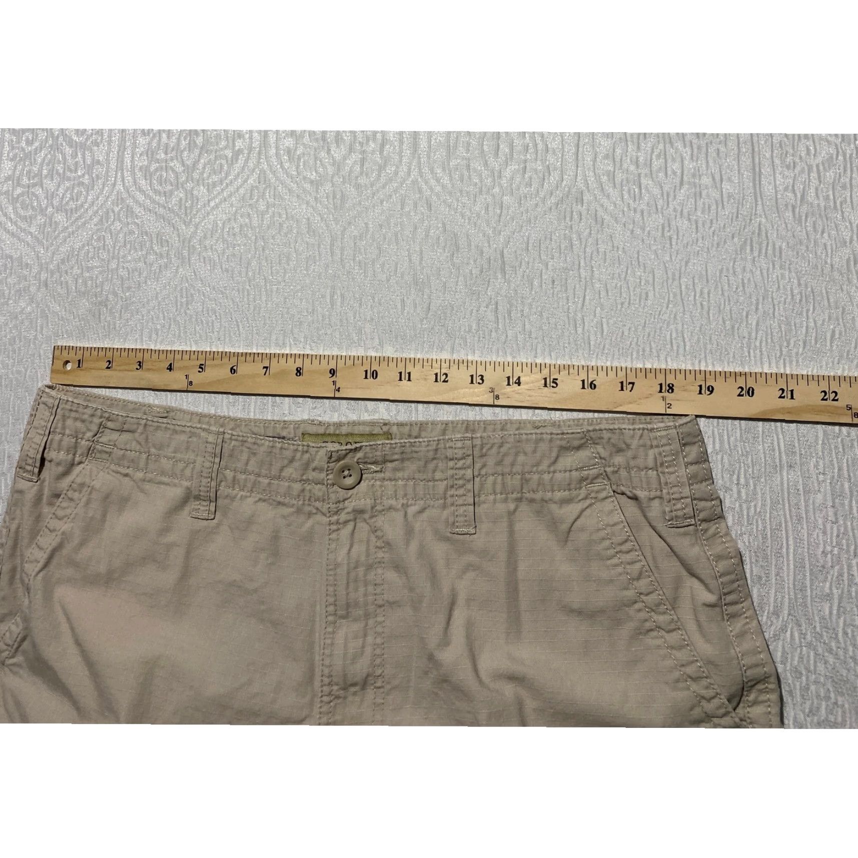 Alife Sonoma Life + Style Mens 38 Khaki Tan Ripstop Cotton Cargo Shorts Size US 38 / EU 54 - 3 Thumbnail