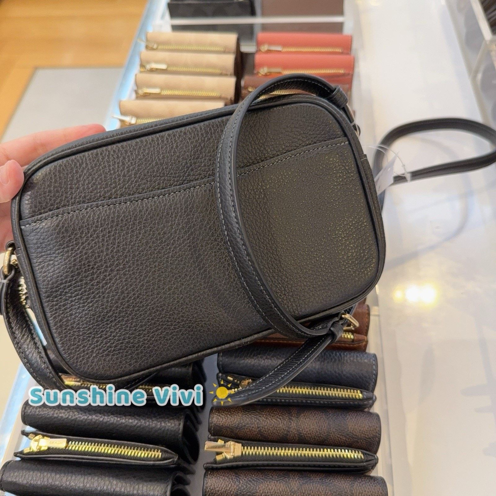 Coach NWT COACH CQ875 Mini Jamie Camera Bag Purse Leather Black Size ONE SIZE - 3 Thumbnail