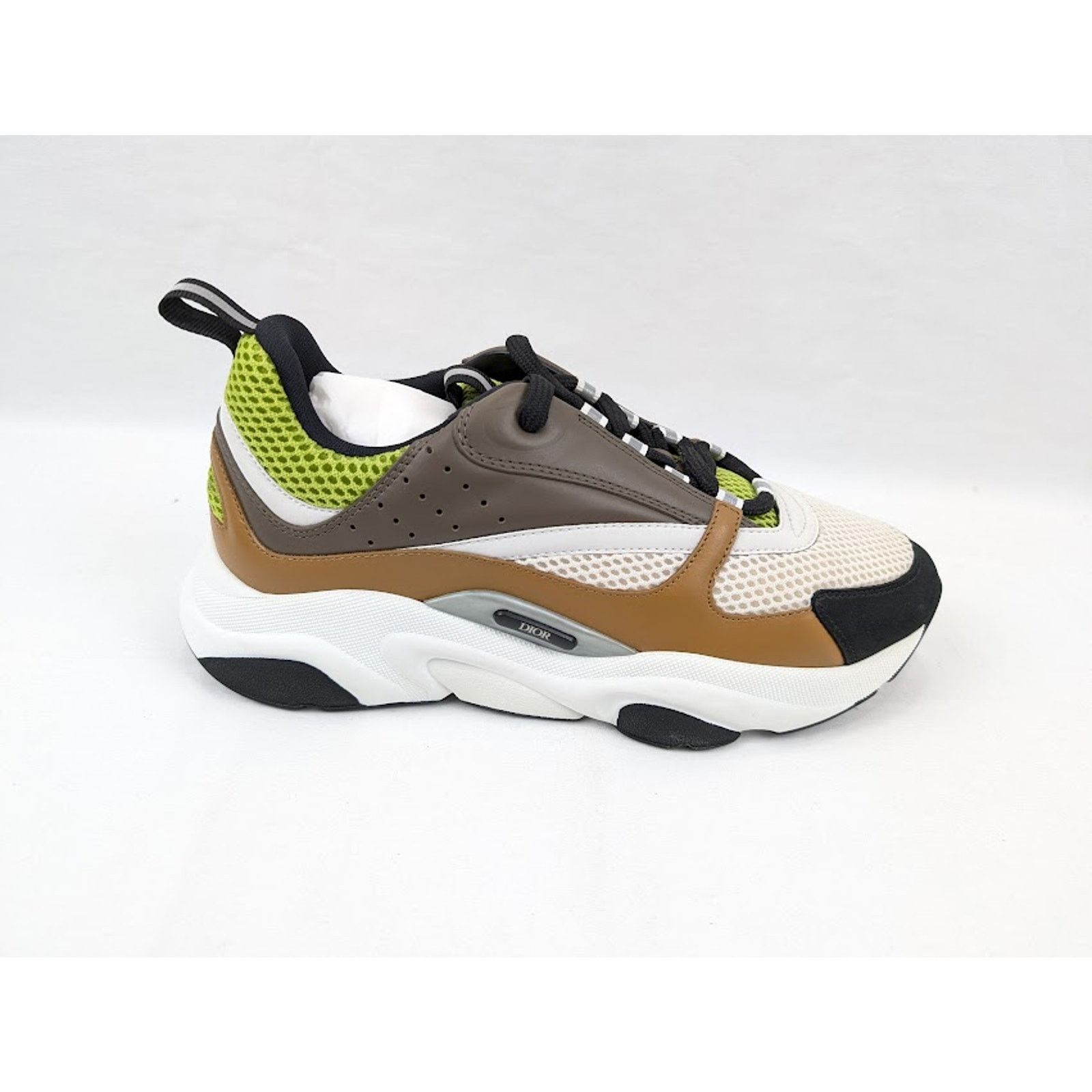 Dior o1rshd1 B22 Calf Mesh Sneakers in Brown/Kaki Size US 11 / EU 44 - 1 Thumbnail