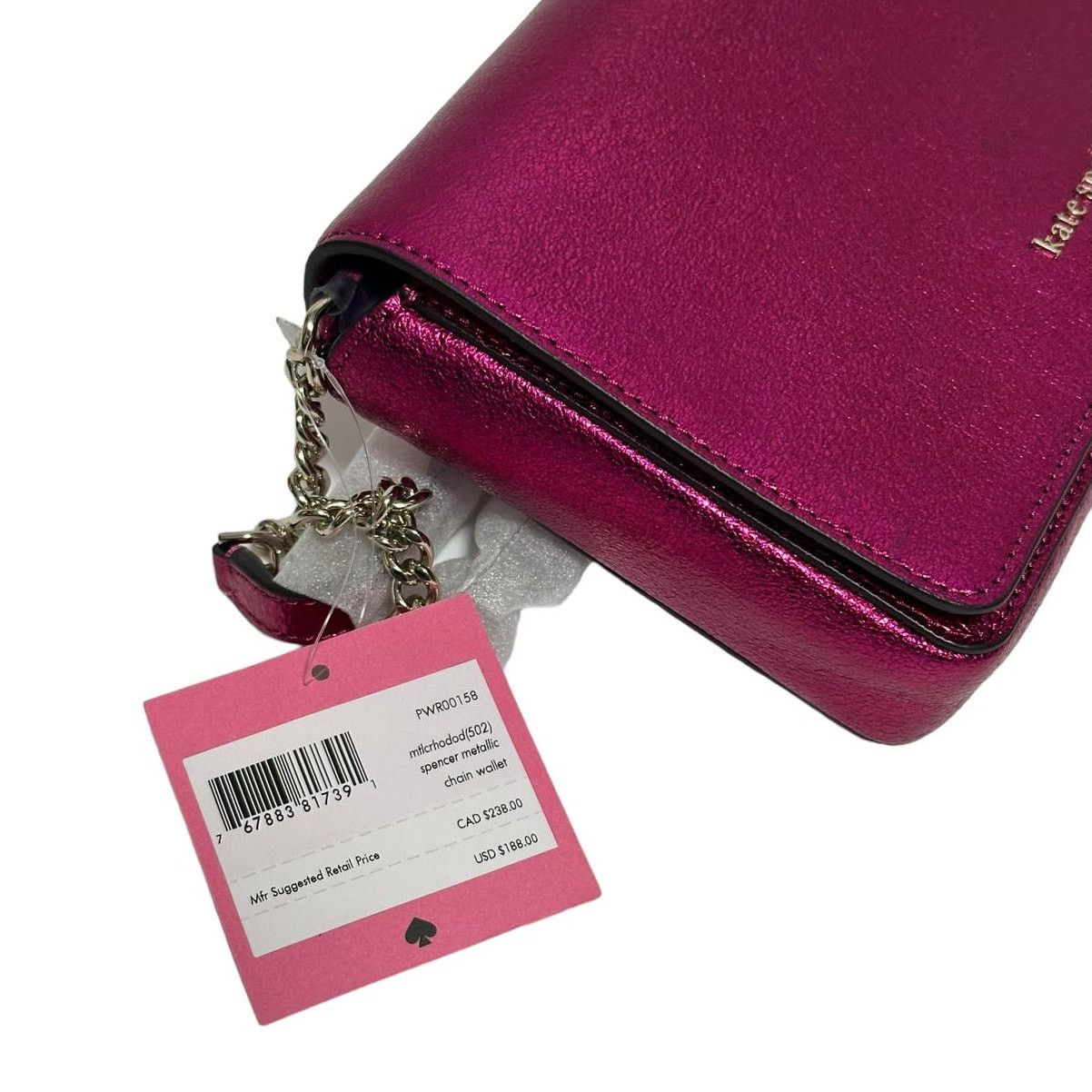 Kate Spade Kate Spade spencer metallic chain wallet Crossbody Bag Size ONE SIZE - 12 Thumbnail