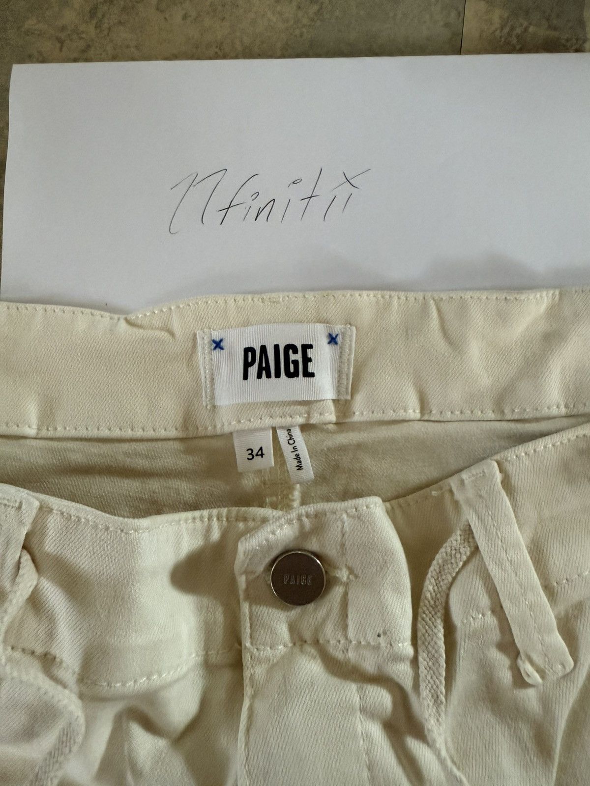 Paige Paige Women’s Carly Pants Size 34" / US 12 / IT 48 - 4 Thumbnail