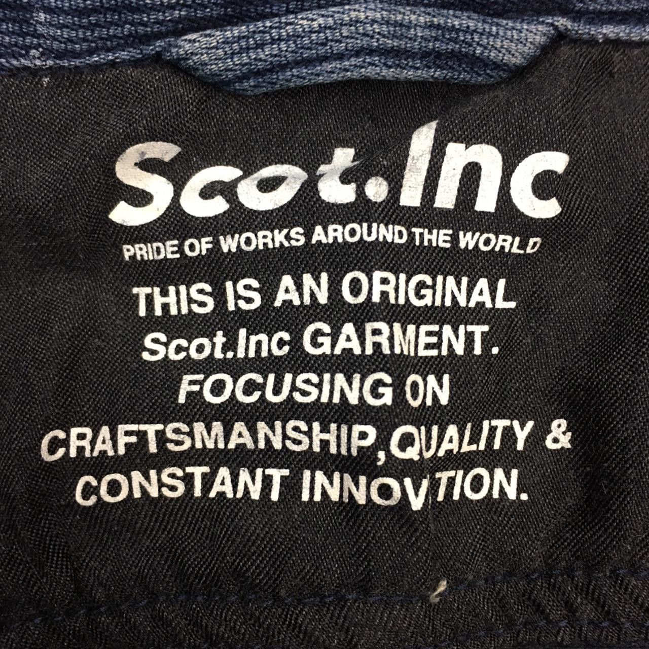 Japanese Brand Vtg Japanese Brand SCOT.INC Zip Up Denim Size US M / EU 48-50 / 2 - 4 Thumbnail