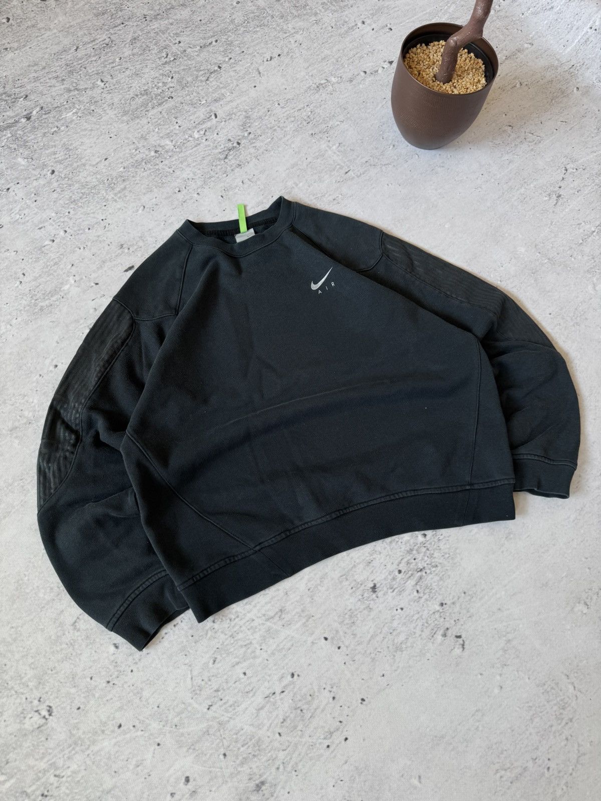 Nike × Vintage NIKE VINTAGE 00s y2k OVERSIZE BAGGY SWEATSHIRT CENTER LOGO Size US S / EU 44-46 / 1 - 1 Thumbnail