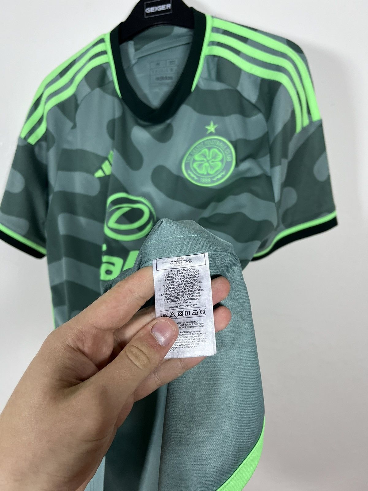 Adidas Adidas Celtic Football Jersey Away 2023 Size US M / EU 48-50 / 2 - 9 Thumbnail