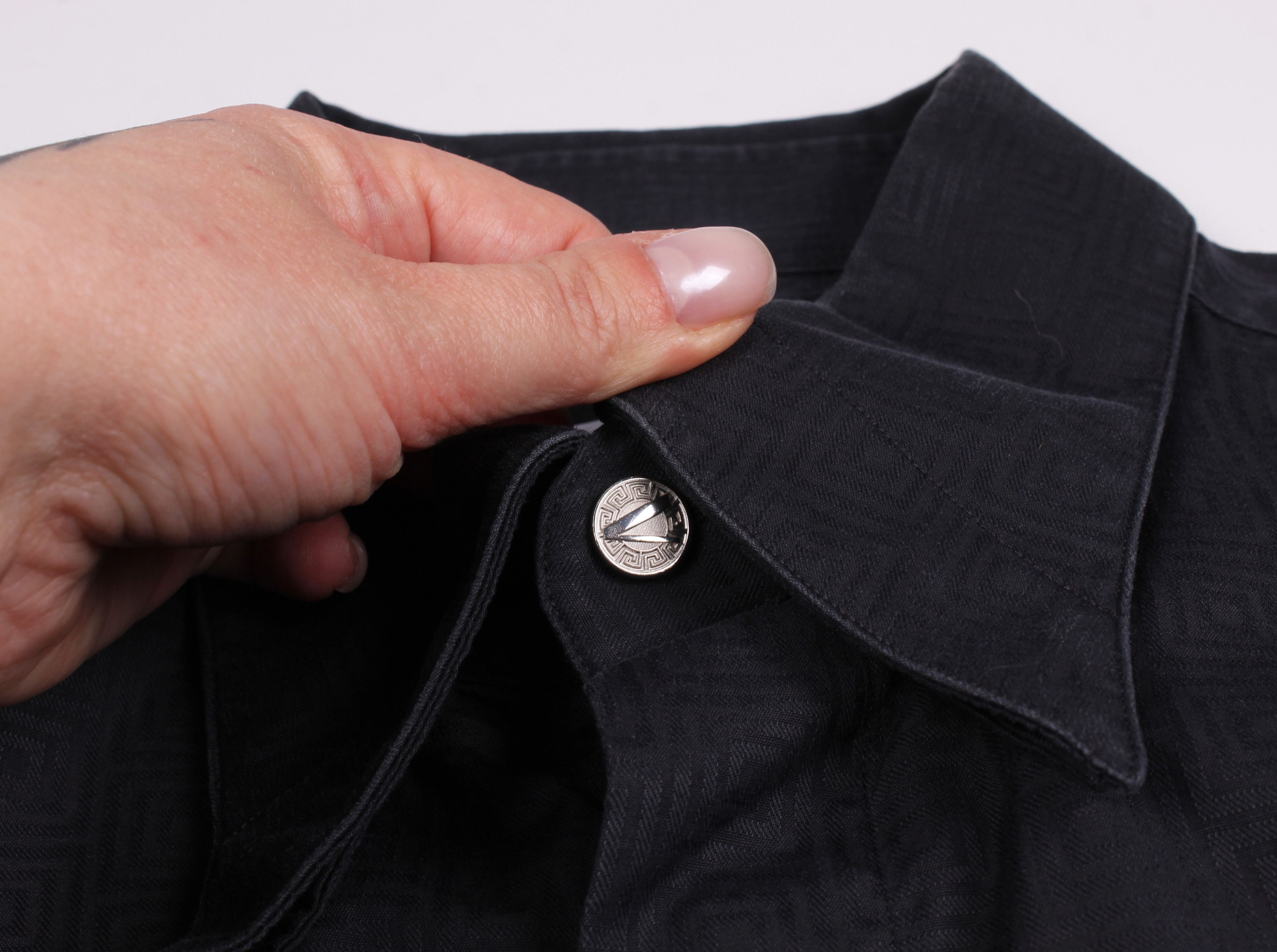 Versace × Vintage Vintage Versace Collection Monogram Long Sleeve Shirt Size US M / EU 48-50 / 2 - 5 Thumbnail