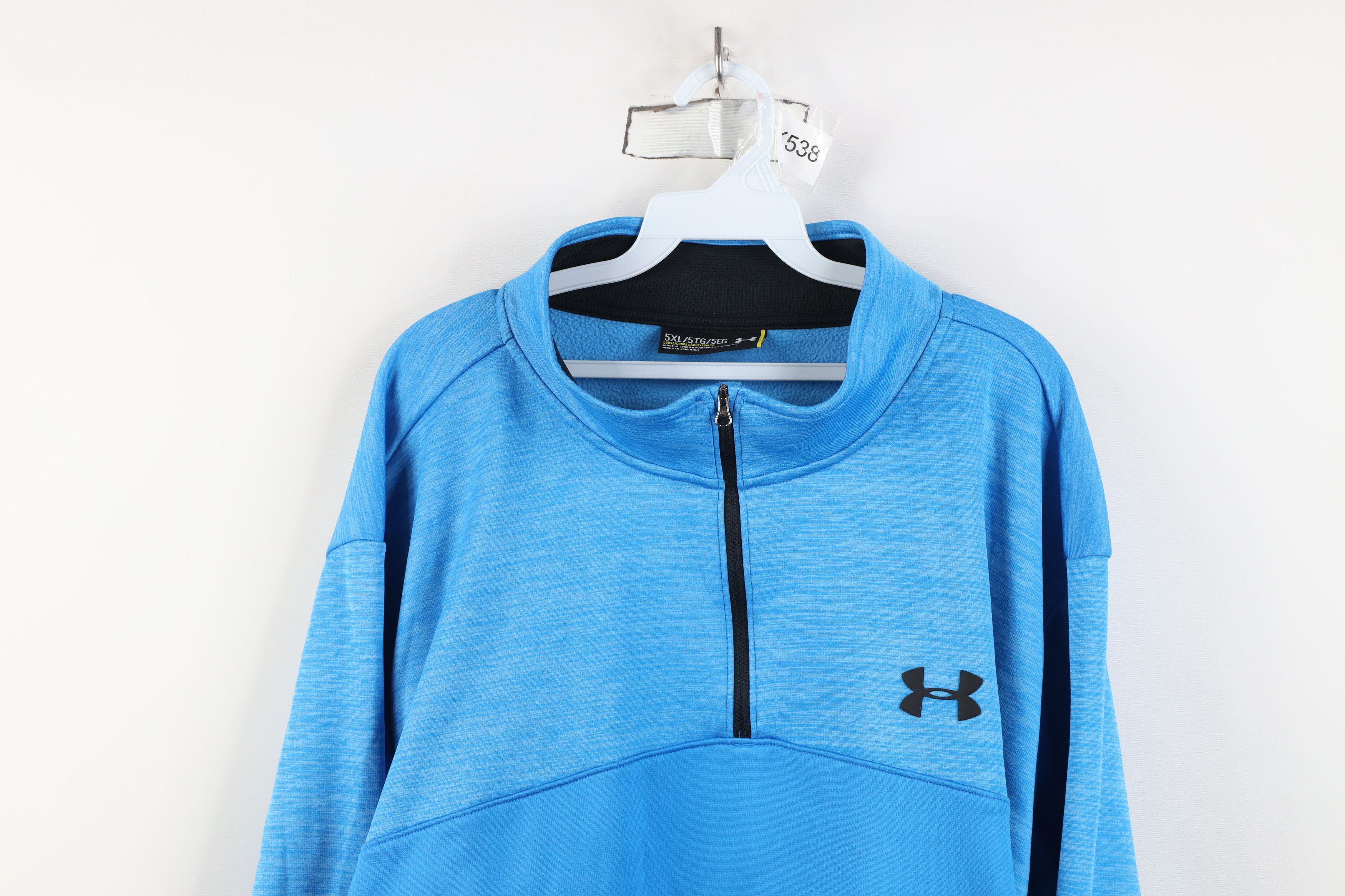 Under Armour Under Armour Fleece Lined 1/4 Half Zip Pullover Jacket Top Size US XXL / EU 58 / 5 - 2 Thumbnail