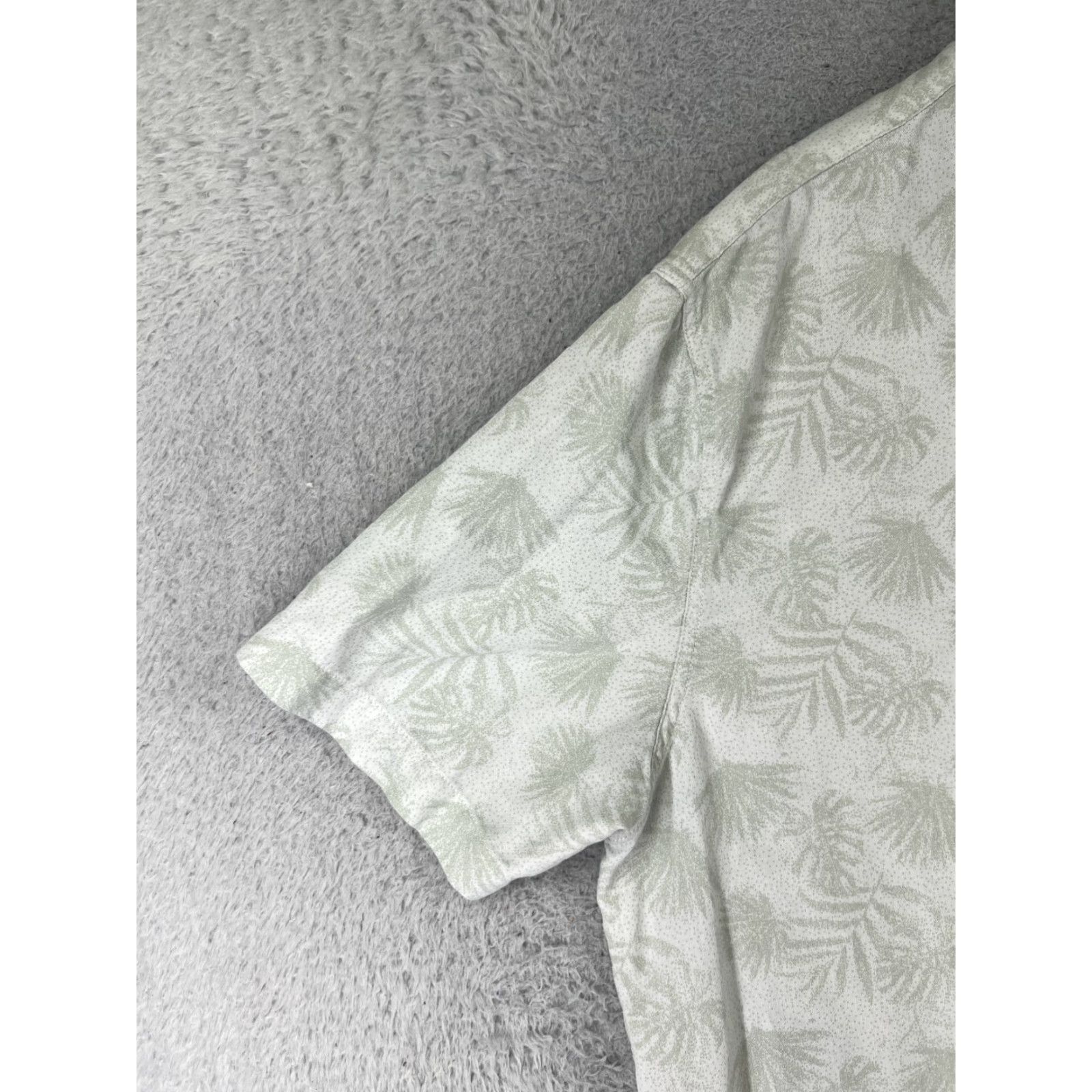Nat Nast Nat Nast Shirt Nat Nast Luxury Originals Button-Up Adult Large Green Palm Leaf Silk Blend Casual Shirt Size US L / EU 52-54 / 3 - 3 Thumbnail