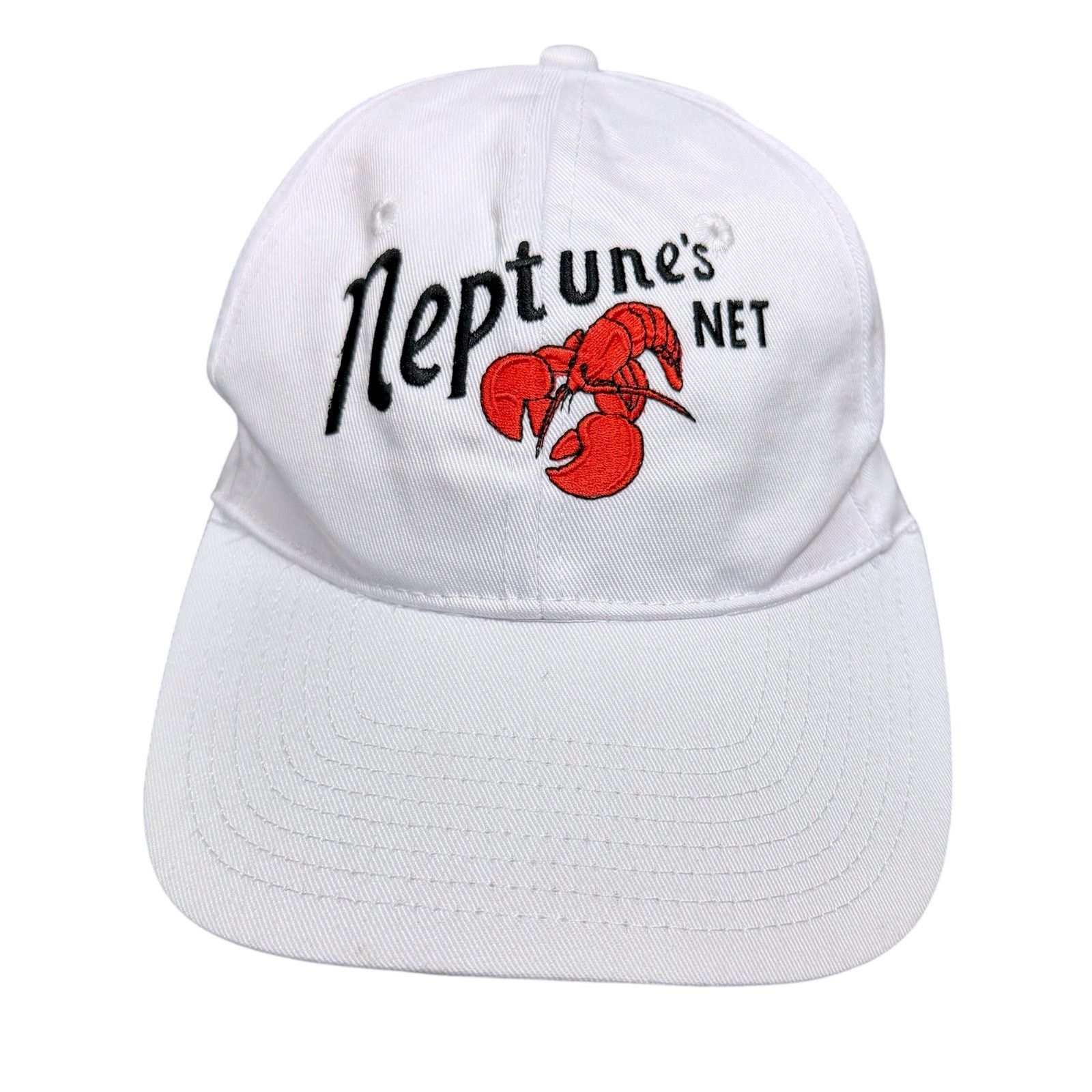 Other Neptune's Net Malibu California White Snapback Hat Beach Size ONE SIZE - 7 Thumbnail