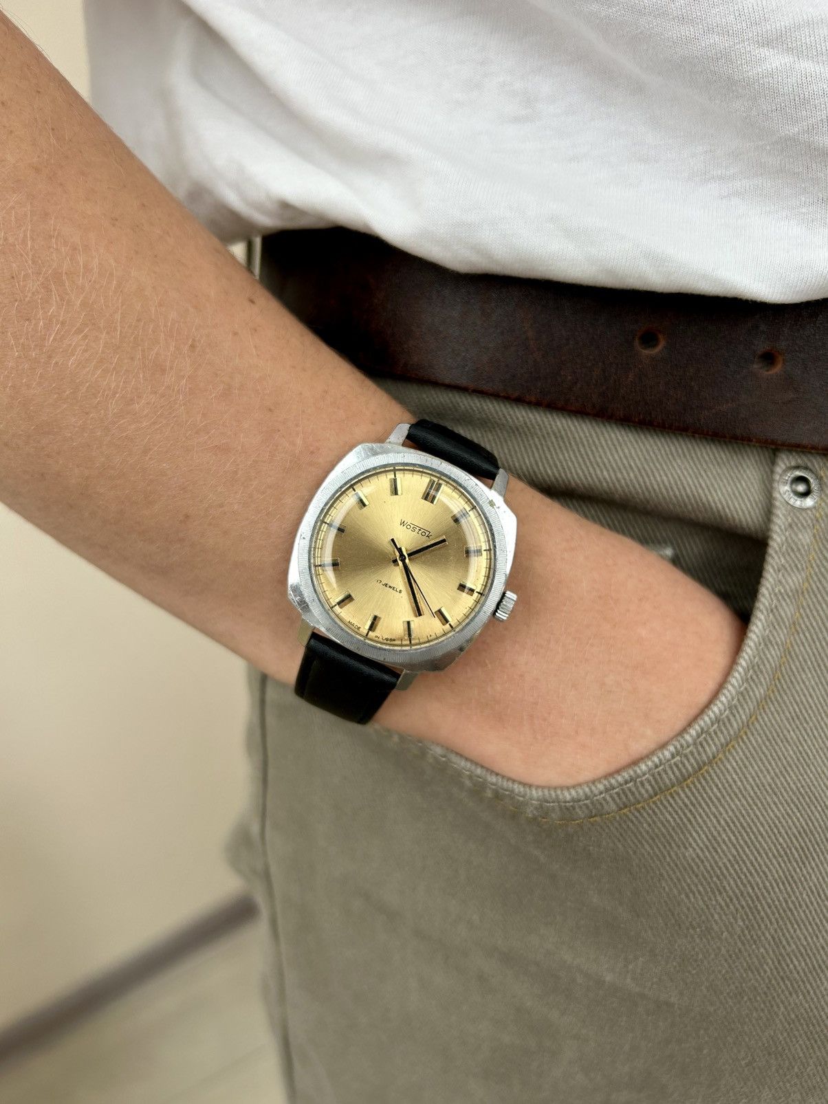 Vintage Vintage Watch Vostok Mechanical Authentic 1980s Size ONE SIZE - 1 Thumbnail