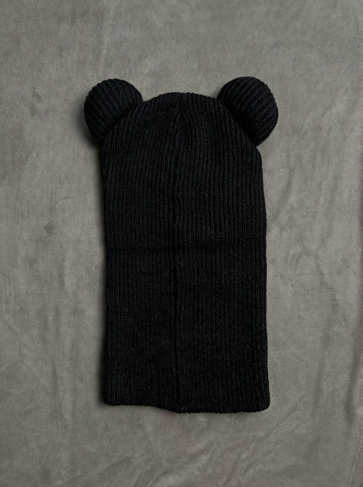 Japanese Brand Panda Retro Black White Balaclava Ski Mask OS Size ONE SIZE - 5 Thumbnail