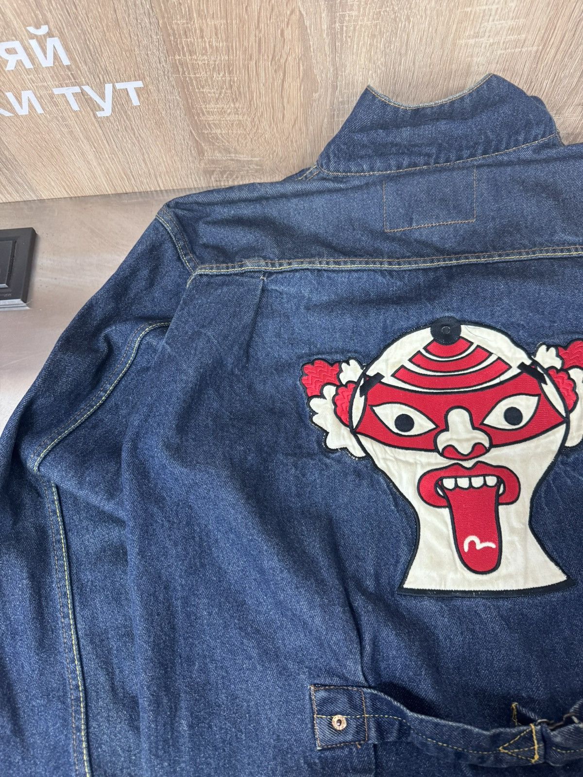Evisu × Japanese Brand Vintage japanese 90s Evisu Jacket made in Italy Size US M / EU 48-50 / 2 - 15 Thumbnail
