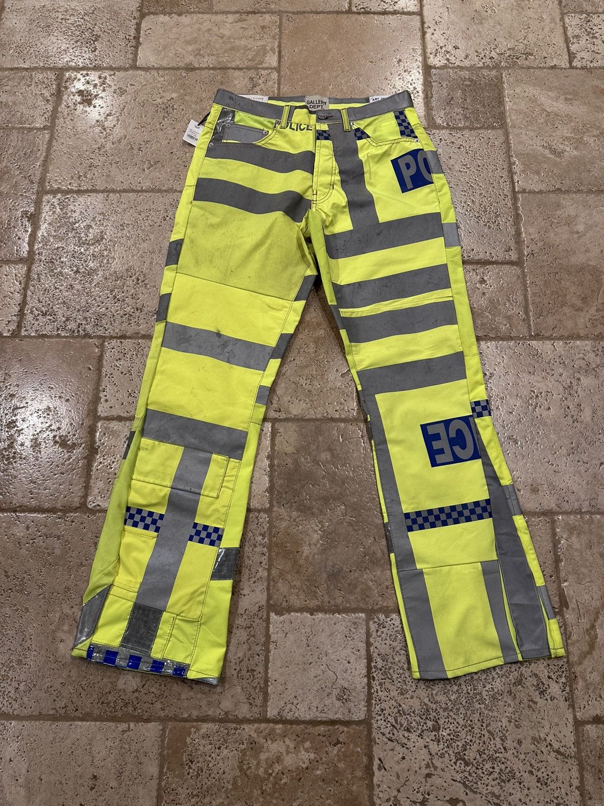Gallery Dept. Gallery Dept Toxic LA Flare Police Construction Pants Size US 31 - 3 Thumbnail