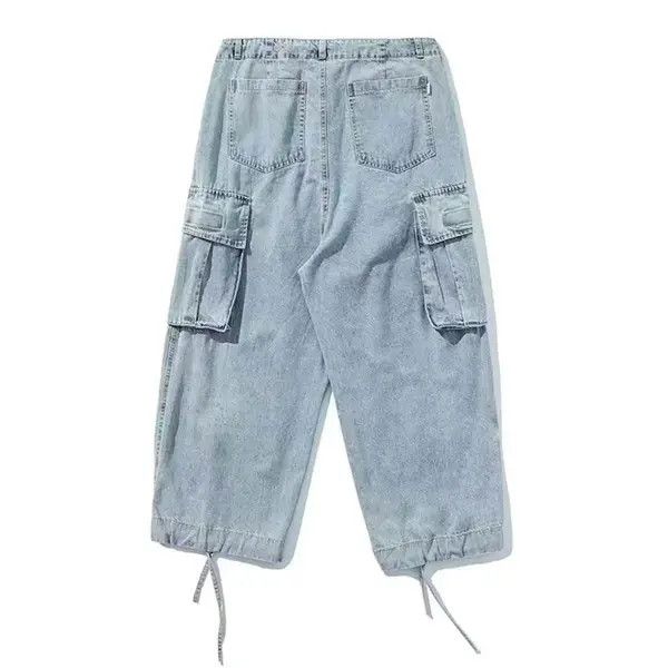 Japanese Brand 20AW Indigo Union Japan Washed Denim Worker Jogger Pants Size US 32 / EU 48 - 2 Thumbnail