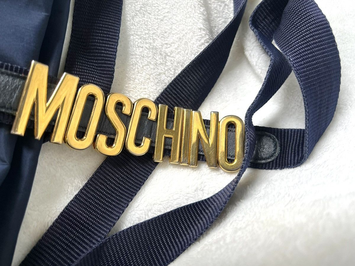 Moschino Moschino Nylon Large Tote – Navy Size ONE SIZE - 7 Thumbnail