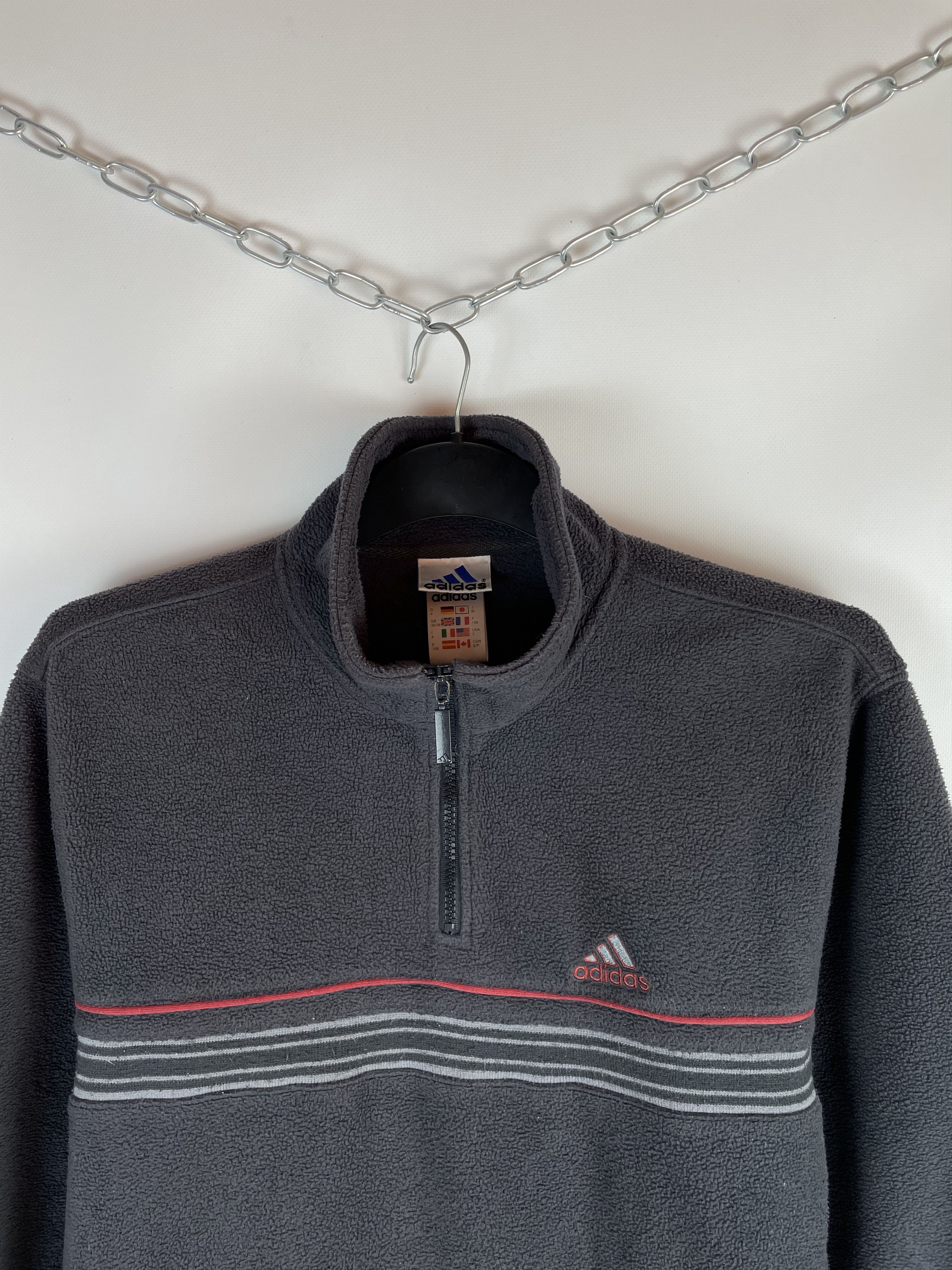 Adidas Vintage 90s Adidas Fleece Sweatshirt Size US S / EU 44-46 / 1 - 3 Thumbnail