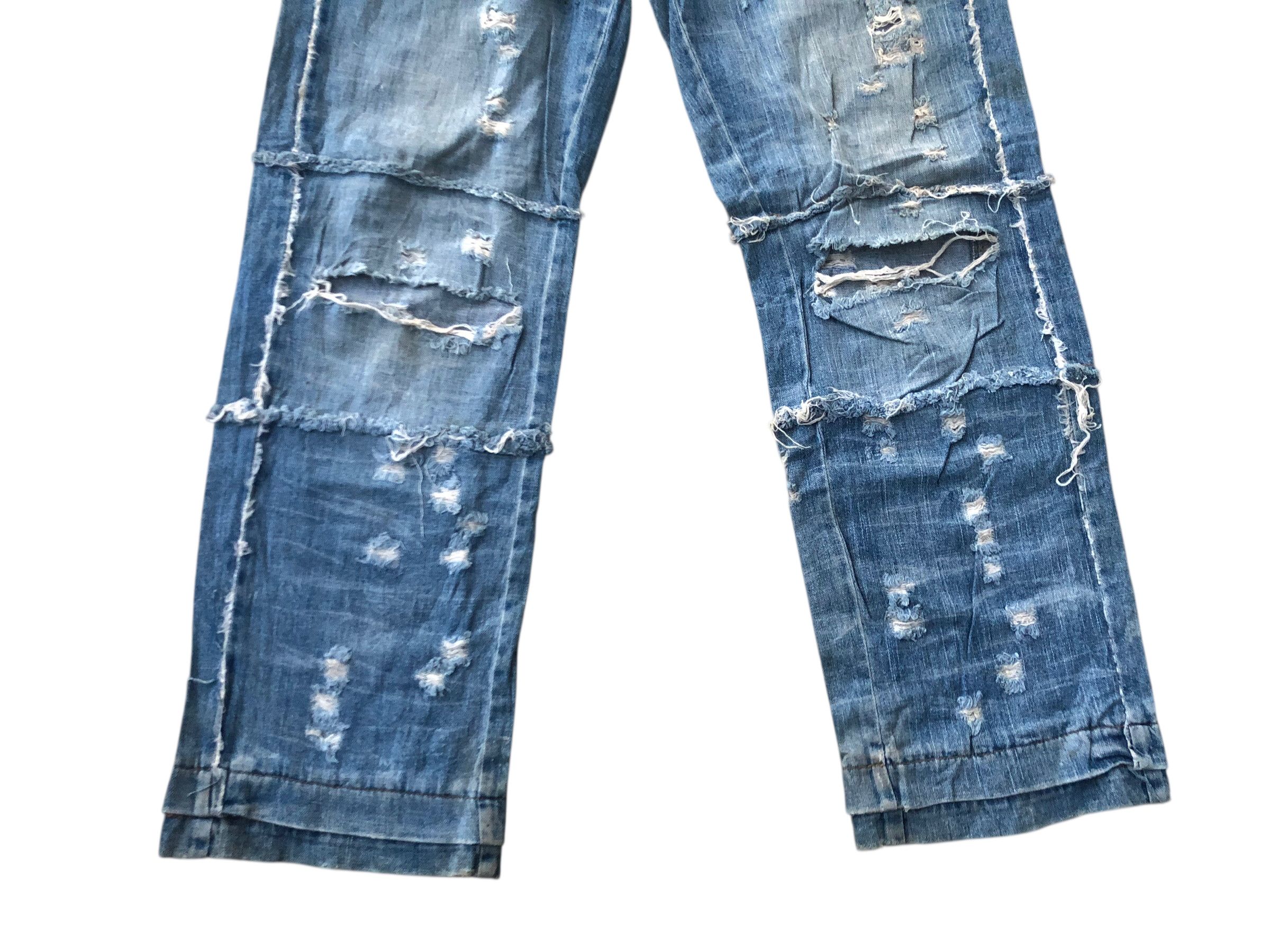 Dolce & Gabbana 💯DOLCE & GABBANA Vintage Distressed Style Worn Denim Jeans Size US 33 - 4 Thumbnail