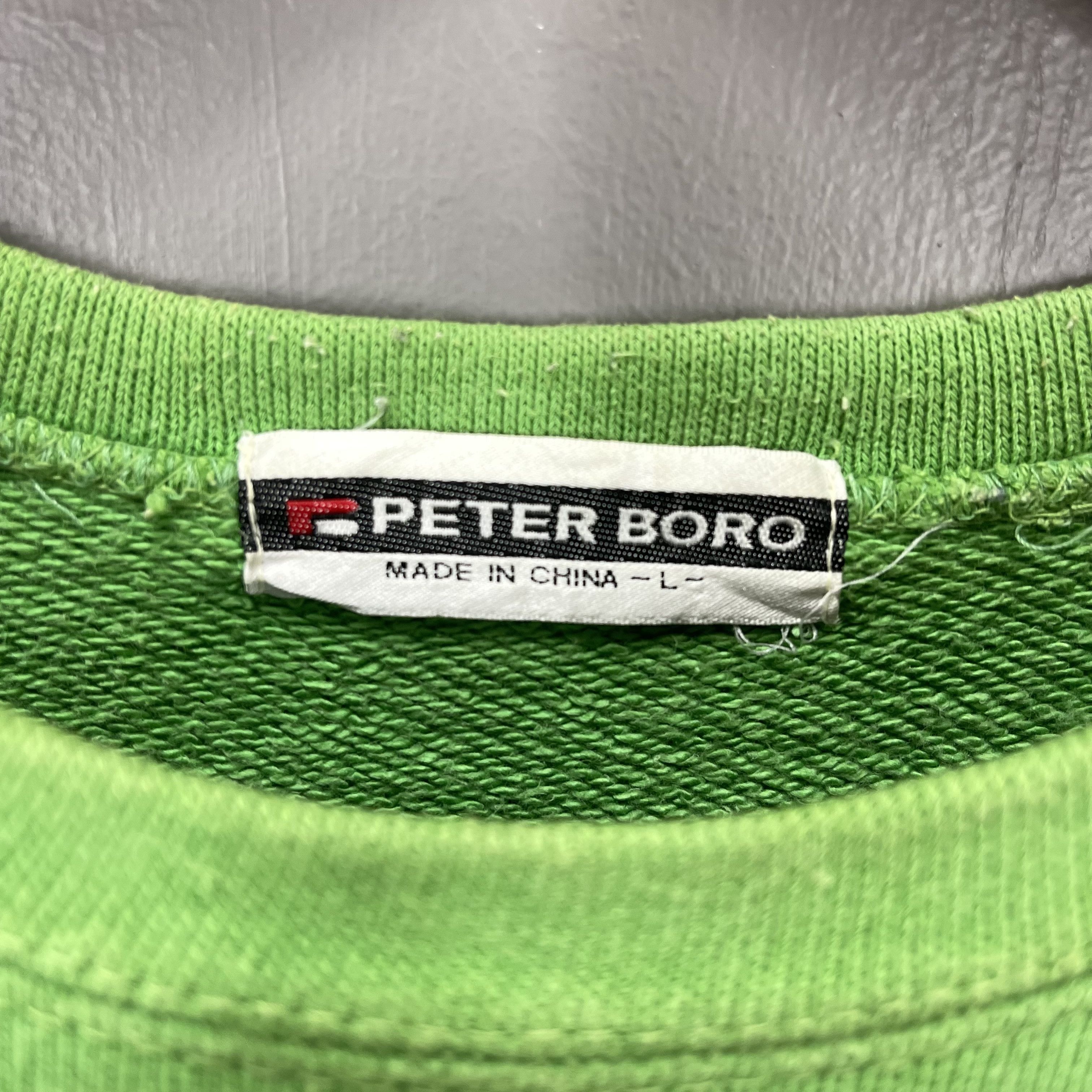 Japanese Brand 90s Vintage JUARY 505 CLUB by PETER BORO Sweatshirt #1965/12 Size US M / EU 48-50 / 2 - 5 Thumbnail