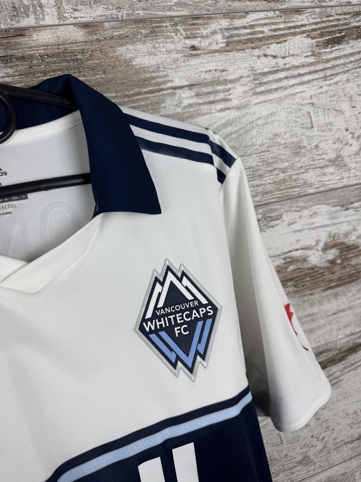 Adidas Mens Vintage Vancouver Whitecaps FC Mc Donough T-Shirt tee Size US M / EU 48-50 / 2 - 7 Thumbnail
