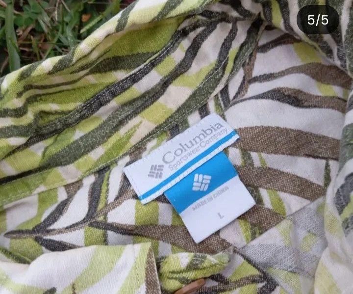 Columbia Columbia 🏕️ Hawaii Floral Shirt Outdoor 🏝️🌿 Size US M / EU 48-50 / 2 - 4 Thumbnail