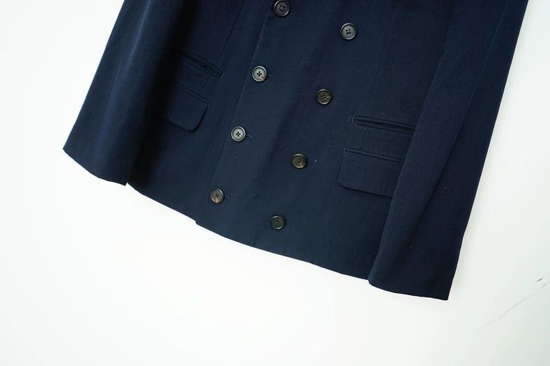 Yohji Yamamoto Yohji Yamamoto Double-Breasted Suit Jacket by Yohji Yamamo Size US M / EU 48-50 / 2 - 4 Thumbnail