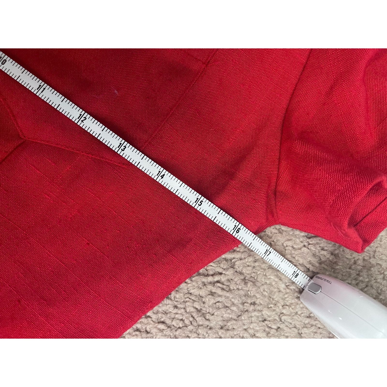 Vintage Vintage Red Women’s Britland Dress 5 Size S / US 4 / IT 40 - 4 Thumbnail