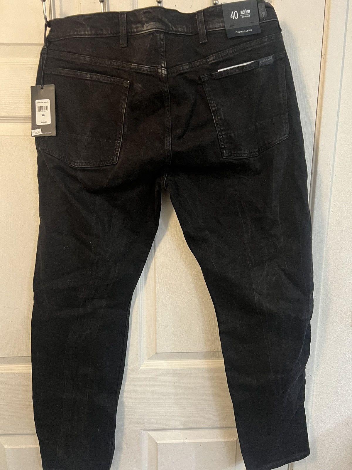 7 For All Mankind 7 for all mankind black denim jeans Size US 40 / EU 56 - 1 Thumbnail