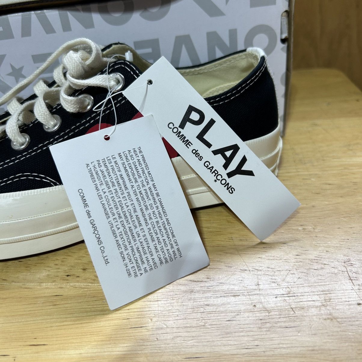 Comme des Garcons PLAY × Converse Converse Comme de Garcons Low Top Chuck 70 CDG OX Size 8 NEW Size US 8 / IT 38 - 9 Thumbnail