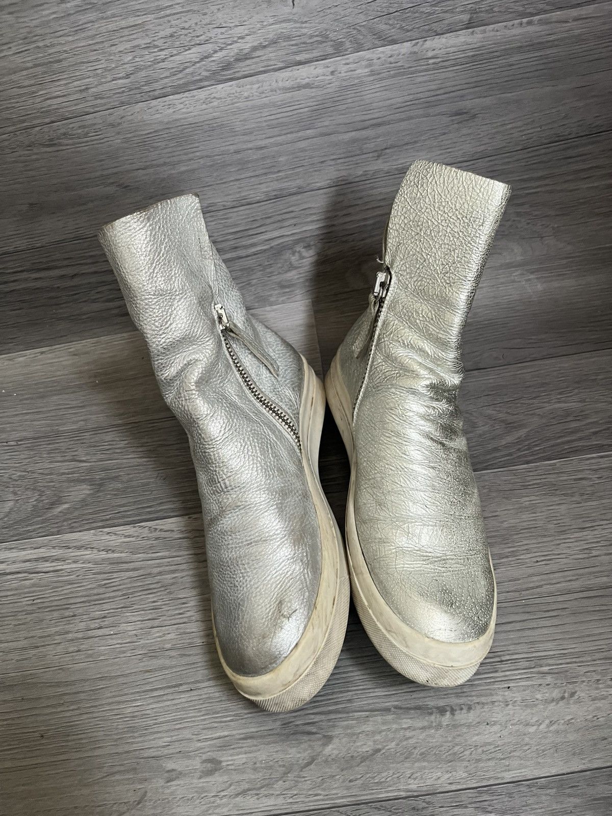 Cinzia Araia Cinza araia ,rick owens,drkshw style zipper shoes sz38 Size US 5 / EU 37 - 8 Thumbnail