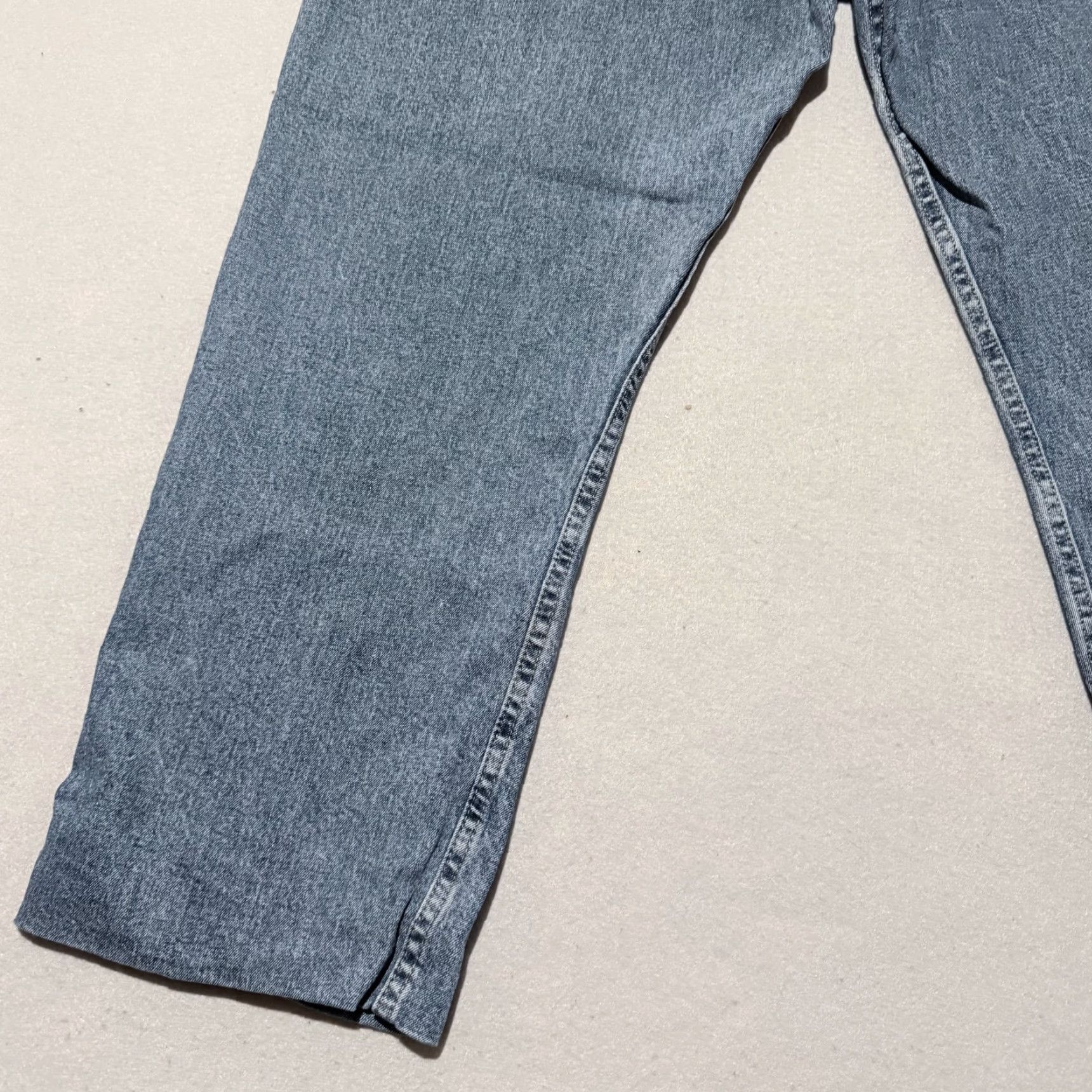 Wrangler Wrangler Jeans Denim Blue Mid Rise Relaxed Fit Straight - 36x27 Size US 36 / EU 52 - 7 Thumbnail