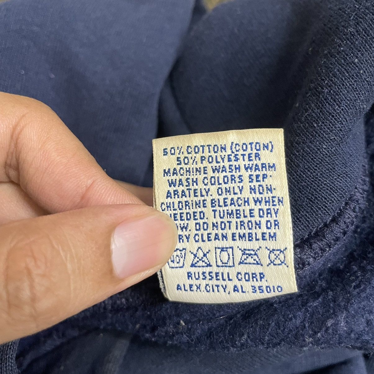 L.L. Bean Vintage 90s Russell Athletic x LL Bean Script Hoodie Size US S / EU 44-46 / 1 - 5 Thumbnail