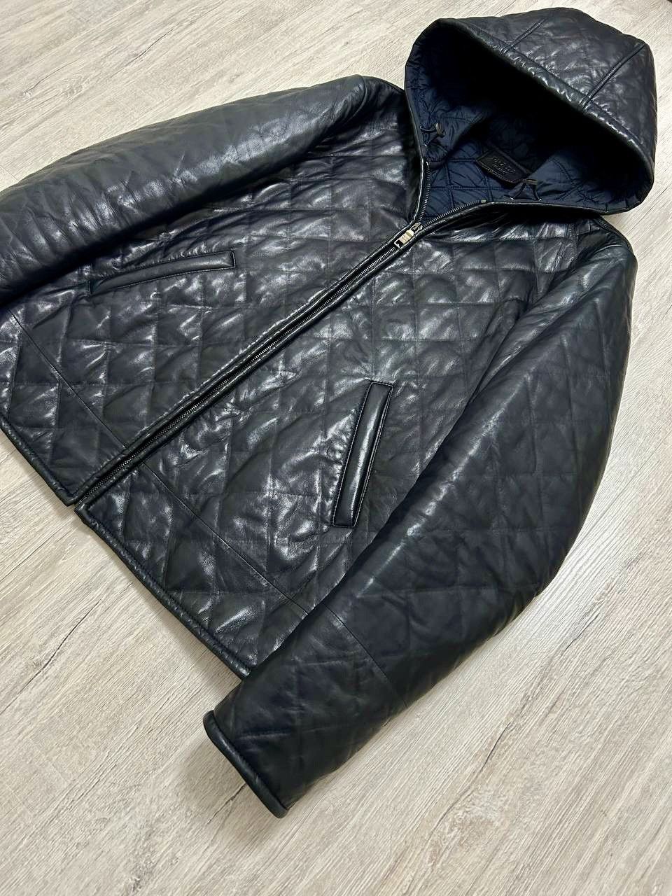 Prada Prada Mainline Luxurious Dark Ink Nappa Lamb Quilted Jacket Size US M / EU 48-50 / 2 - 4 Thumbnail