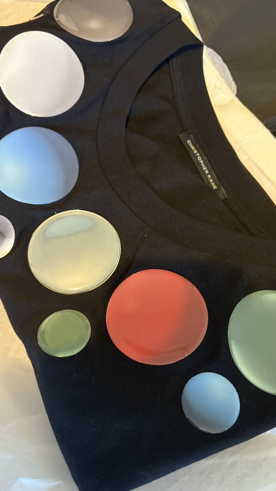 Christopher Kane T-shirt with stitched in design Size US M / EU 48-50 / 2 - 1 Thumbnail