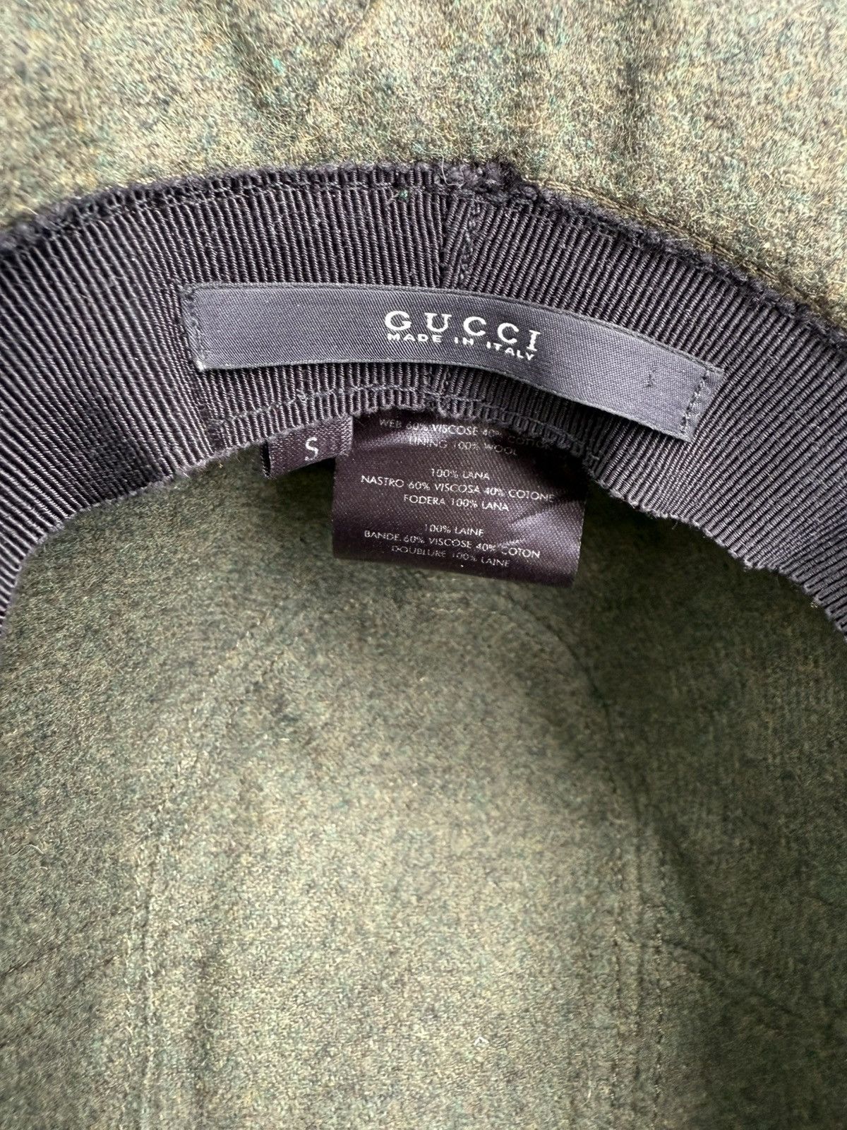 Gucci ✨Gucci✨ Flannel Hat Size Small (100% Wool) Size ONE SIZE - 7 Thumbnail