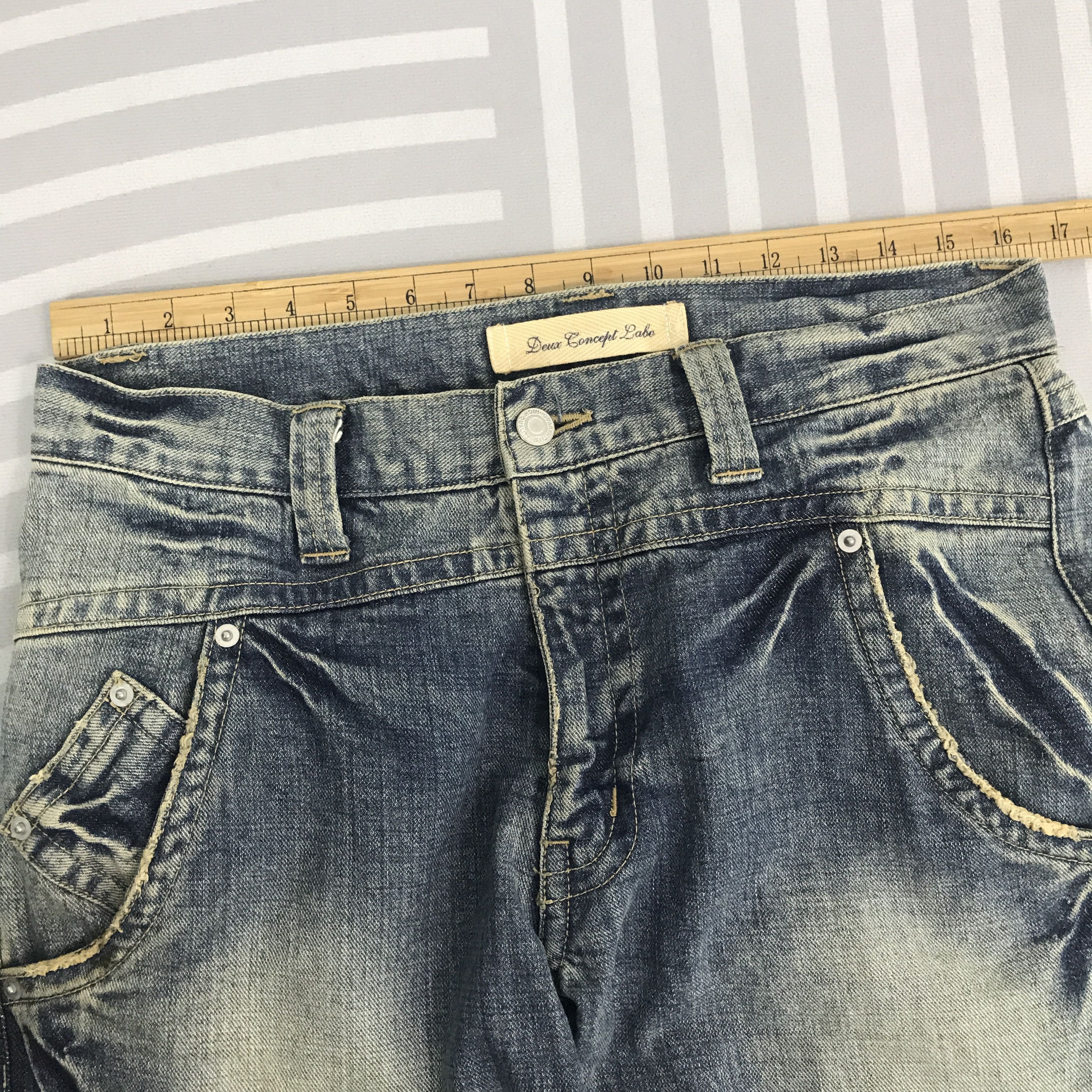 Japanese Brand × Vintage Vintage Duese Concept Labo Denim jeans pants Size US 32 / EU 48 - 7 Thumbnail