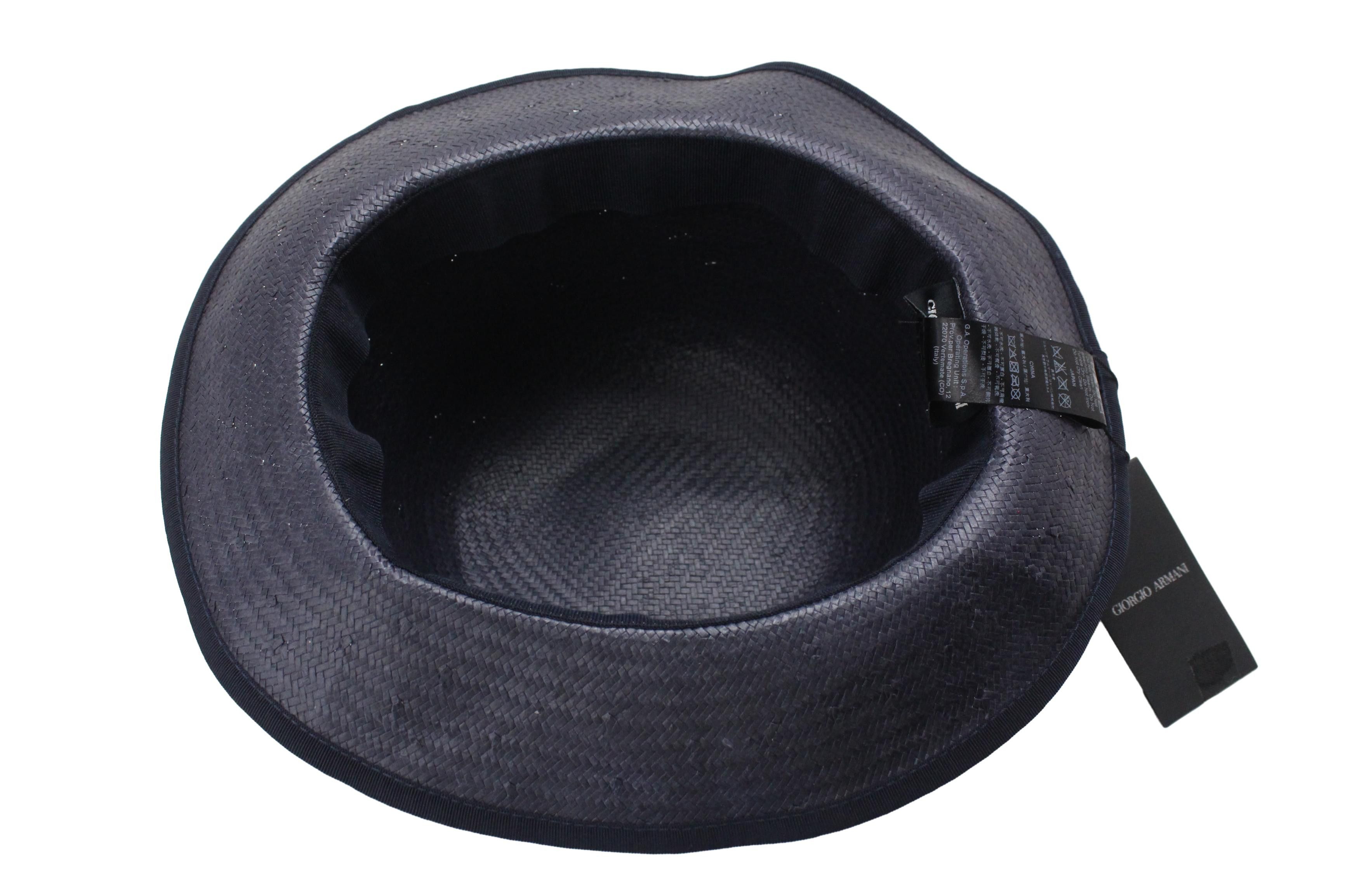 Giorgio Armani GIORGIO ARMANI Hat Men's ONE SIZE Ribbon Casual Dark Blue Size ONE SIZE - 4 Thumbnail