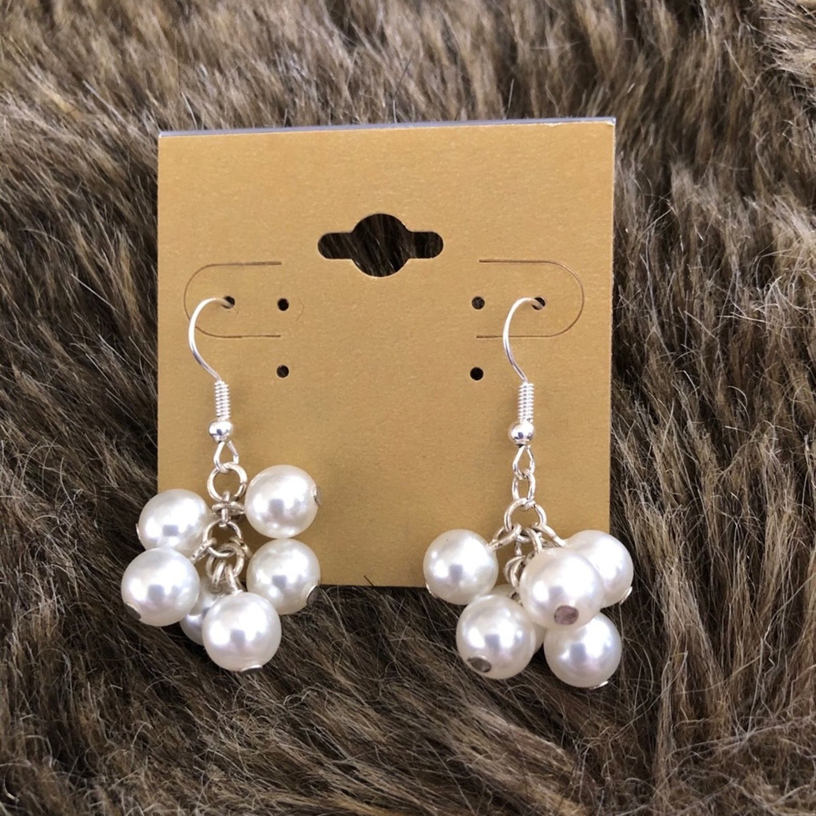 Vintage Vintage repurpose Pearl cluster earrings Size ONE SIZE - 2 Thumbnail