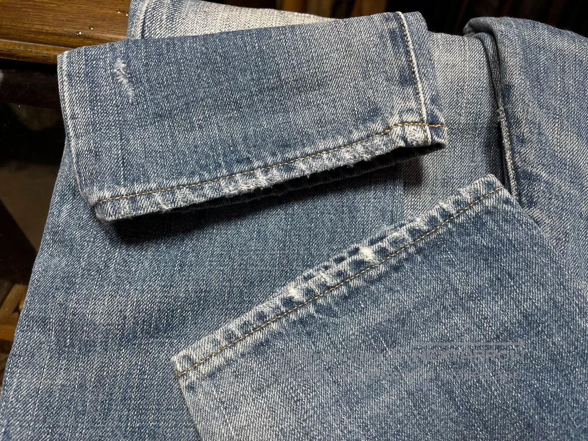 RRL Ralph Lauren rrl patchwork distressed denim jeans. Size US 32 / EU 48 - 9 Thumbnail