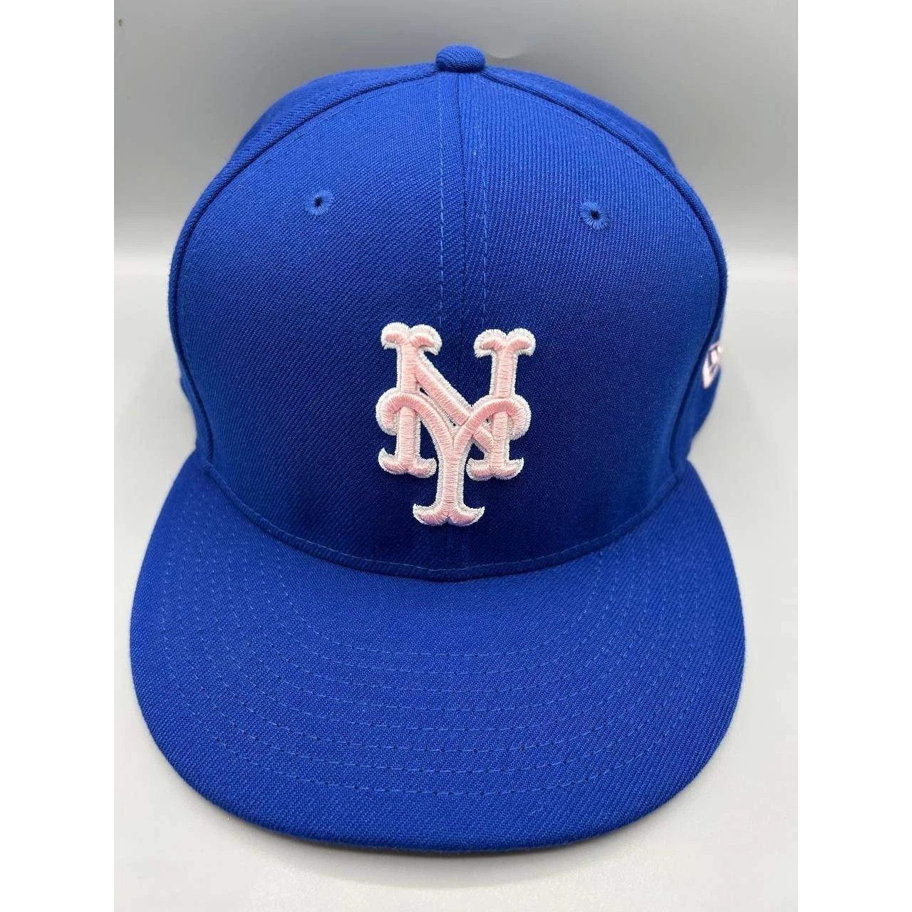 New Era New York Mets Hat Men 7 3/4 MLB 59Fifty New Era Fitted Cap Size ONE SIZE - 1 Thumbnail