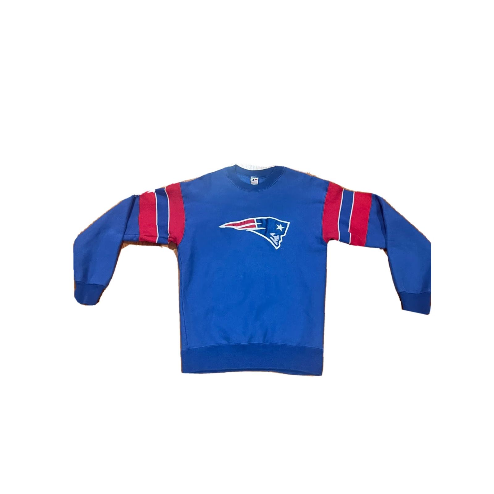 Vintage VINTAGE Legends Athletic New England Patriots Crewneck Pullover Shirt Men M Blue Embroidered Logo 90s Sports Size US M / EU 48-50 / 2 - 2 Thumbnail