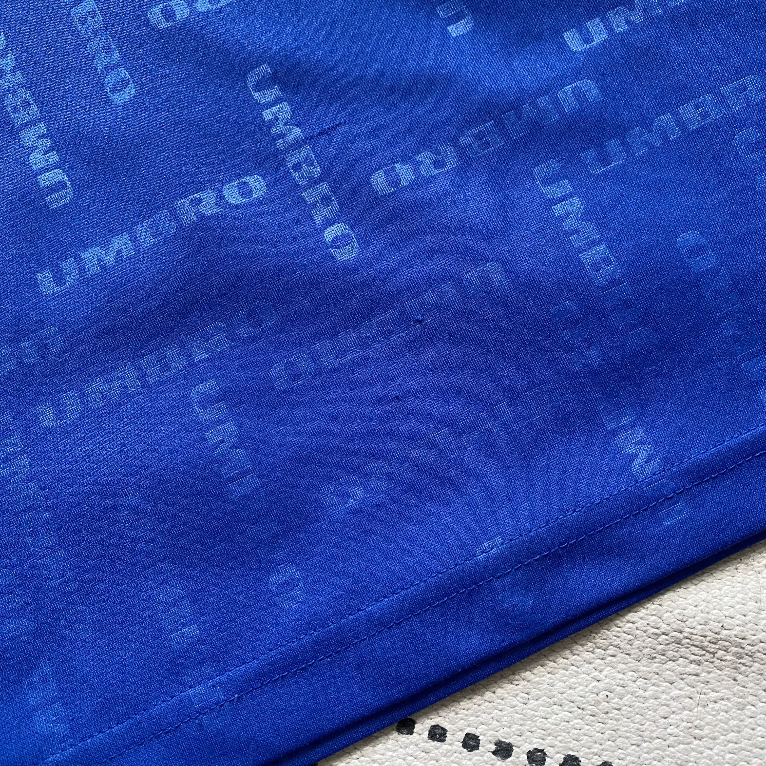 Umbro Vintage 80-90s Umbro jersey polo longsleeve monogram Size US XL / EU 56 / 4 - 7 Thumbnail