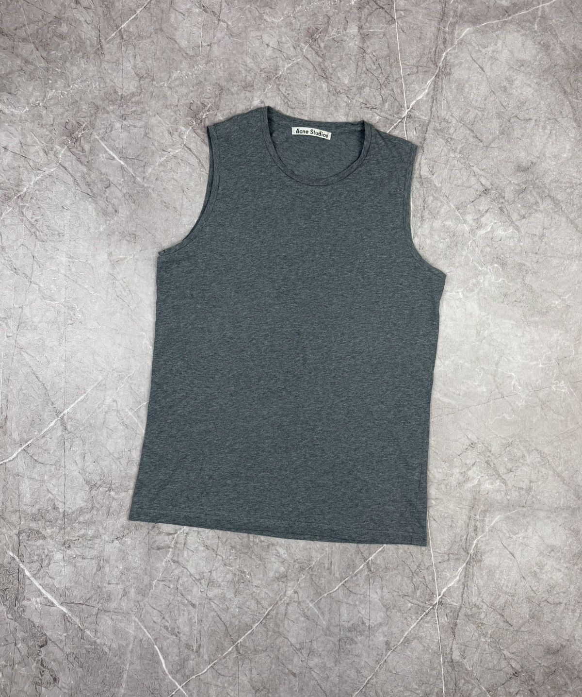 Acne Studios Acne Studios Men's "Bye C Base" Tank Top — Heather Grey Size US M / EU 48-50 / 2 - 2 Thumbnail