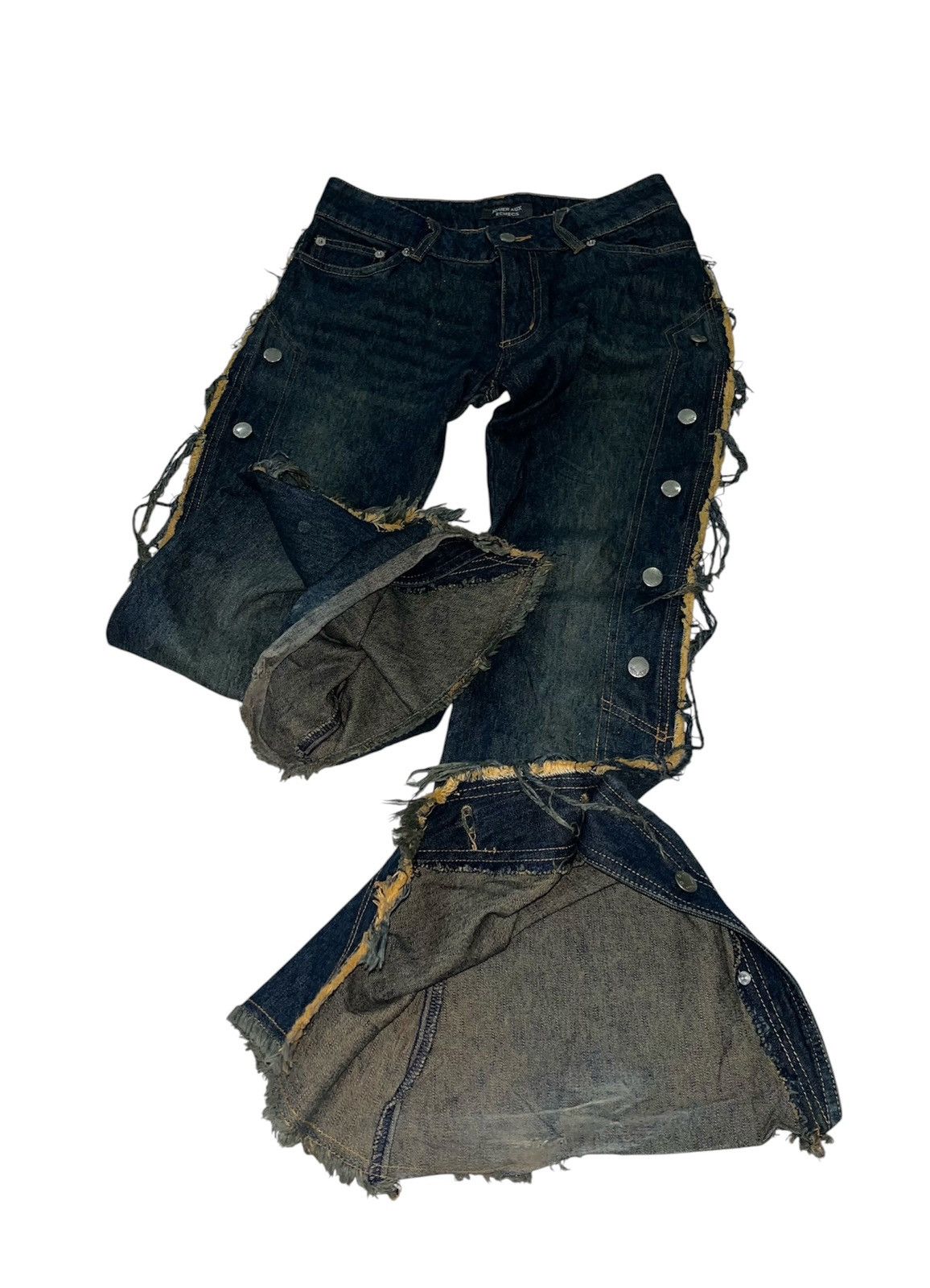 Seditionaries JOUERAUX ECHECS FLARE JEANS x JAPAN BRAND x VINTAGE Size US 33 - 3 Thumbnail