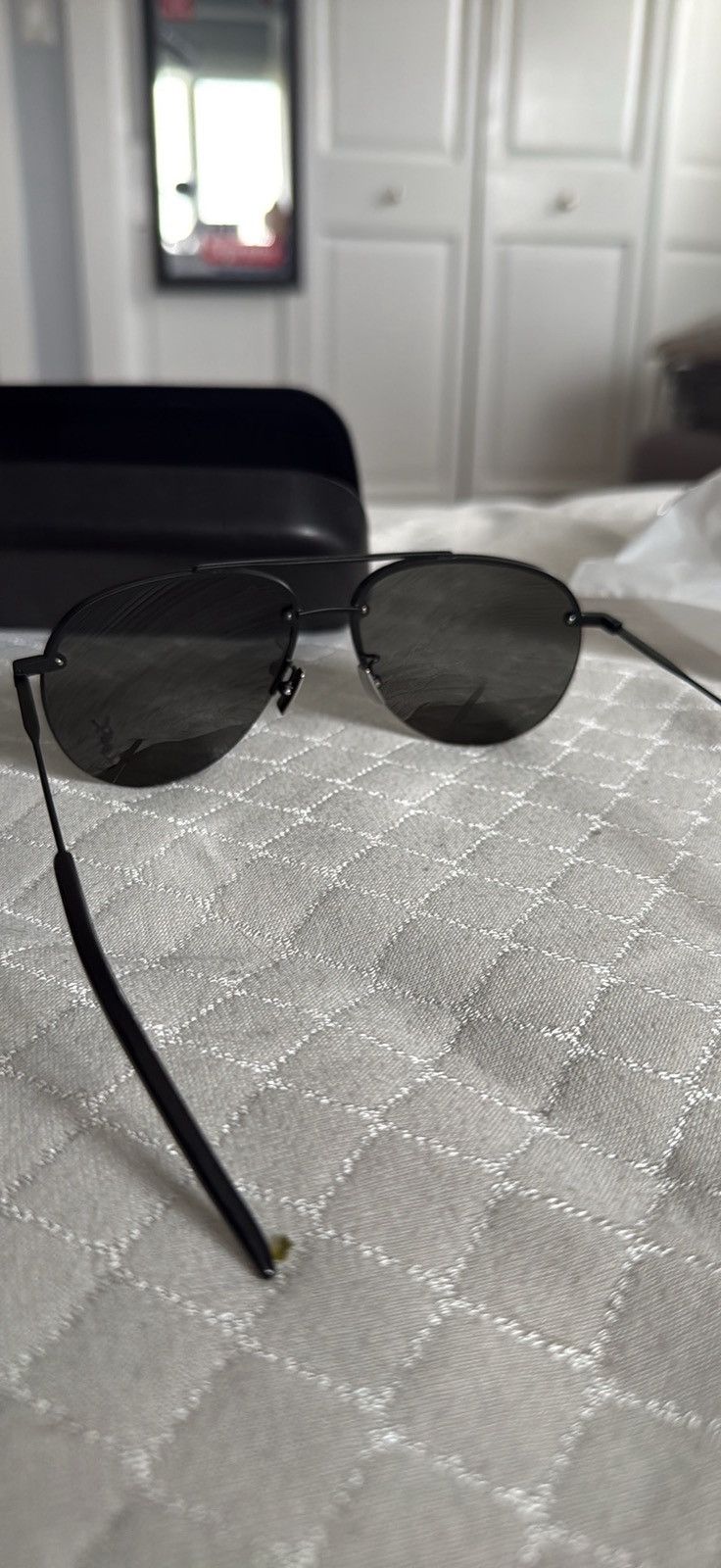 Yves Saint Laurent Saint Laurent SL 309 (SL 309 M) Aviator Sunglasses Size ONE SIZE - 2 Thumbnail