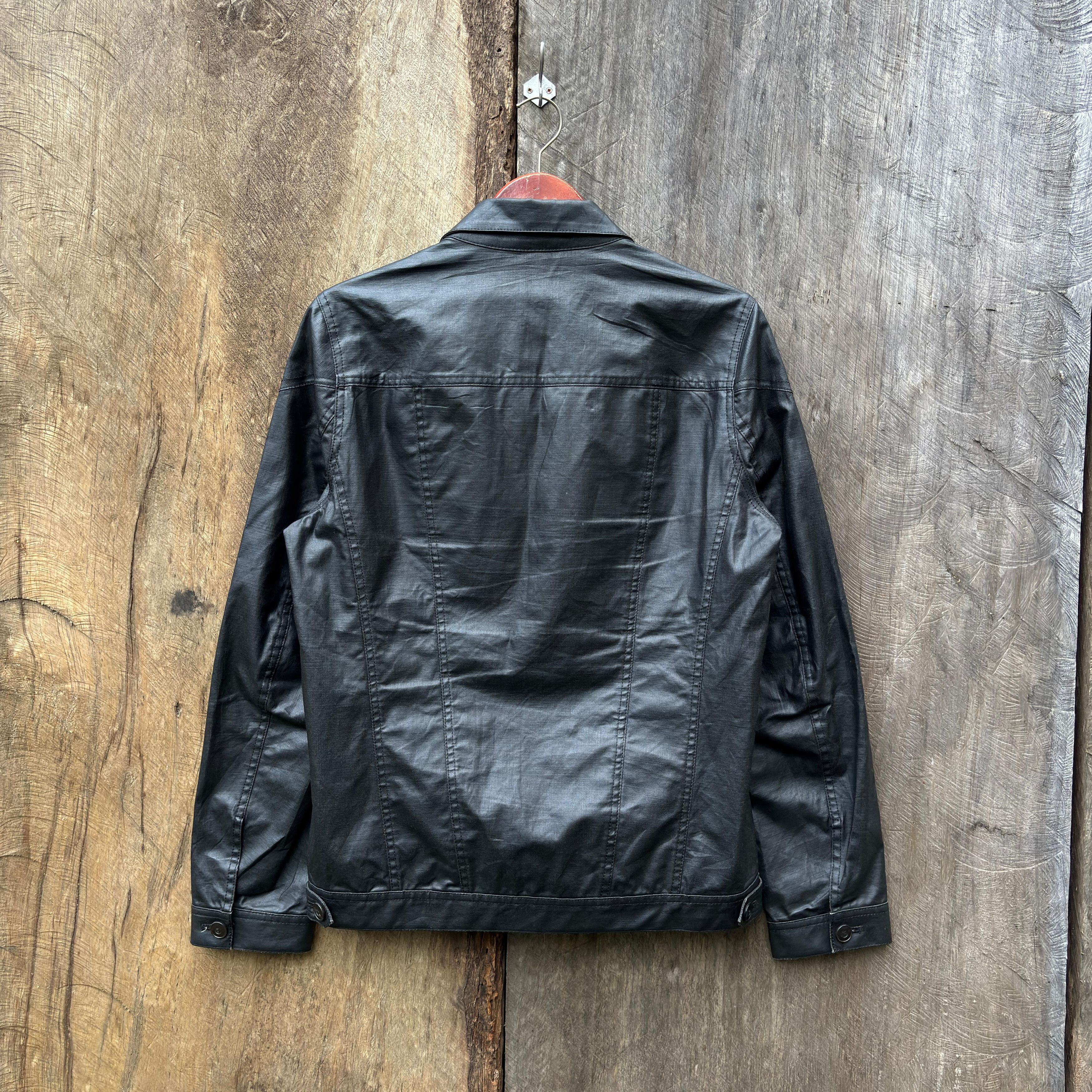 Designer Satoru Tanaka Isolation Co. Coated Trucker Jacket Japan Made Size US M / EU 48-50 / 2 - 2 Thumbnail