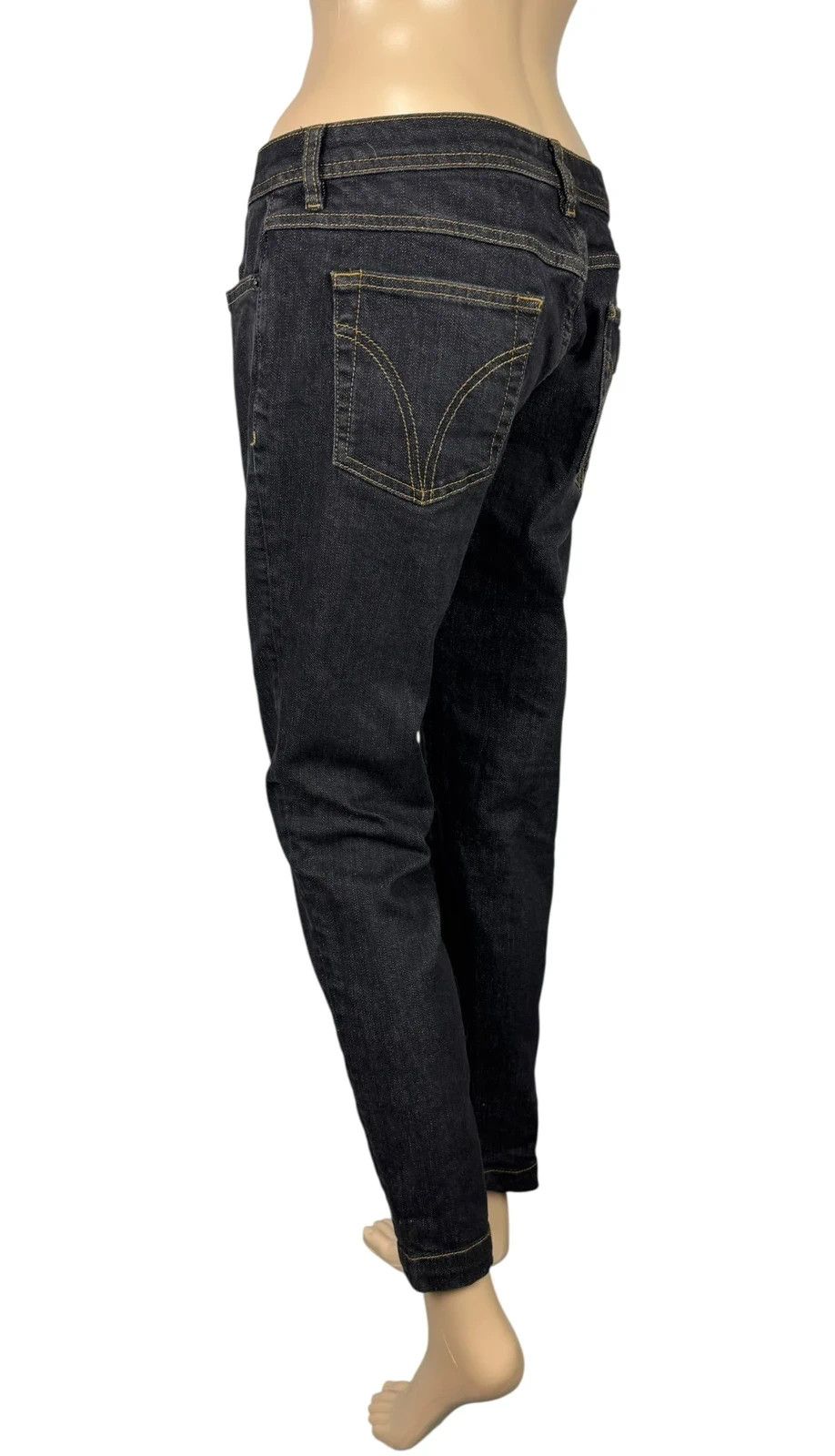 Dolce & Gabbana Dolce & Gabbana Vintage Jeans Ankle Zip Crop size 30 Size 30" / US 8 / IT 44 - 3 Thumbnail