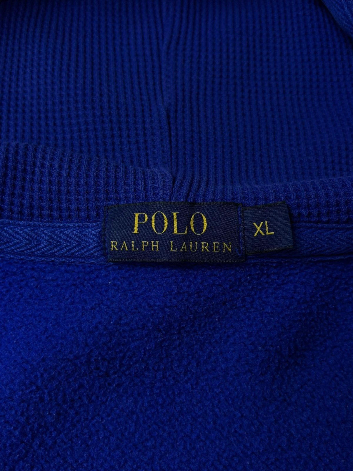 Polo Ralph Lauren Vintage Polo Ralph Lauren Zip Up Hoodie Royal Blue Size US XL / EU 56 / 4 - 11 Thumbnail