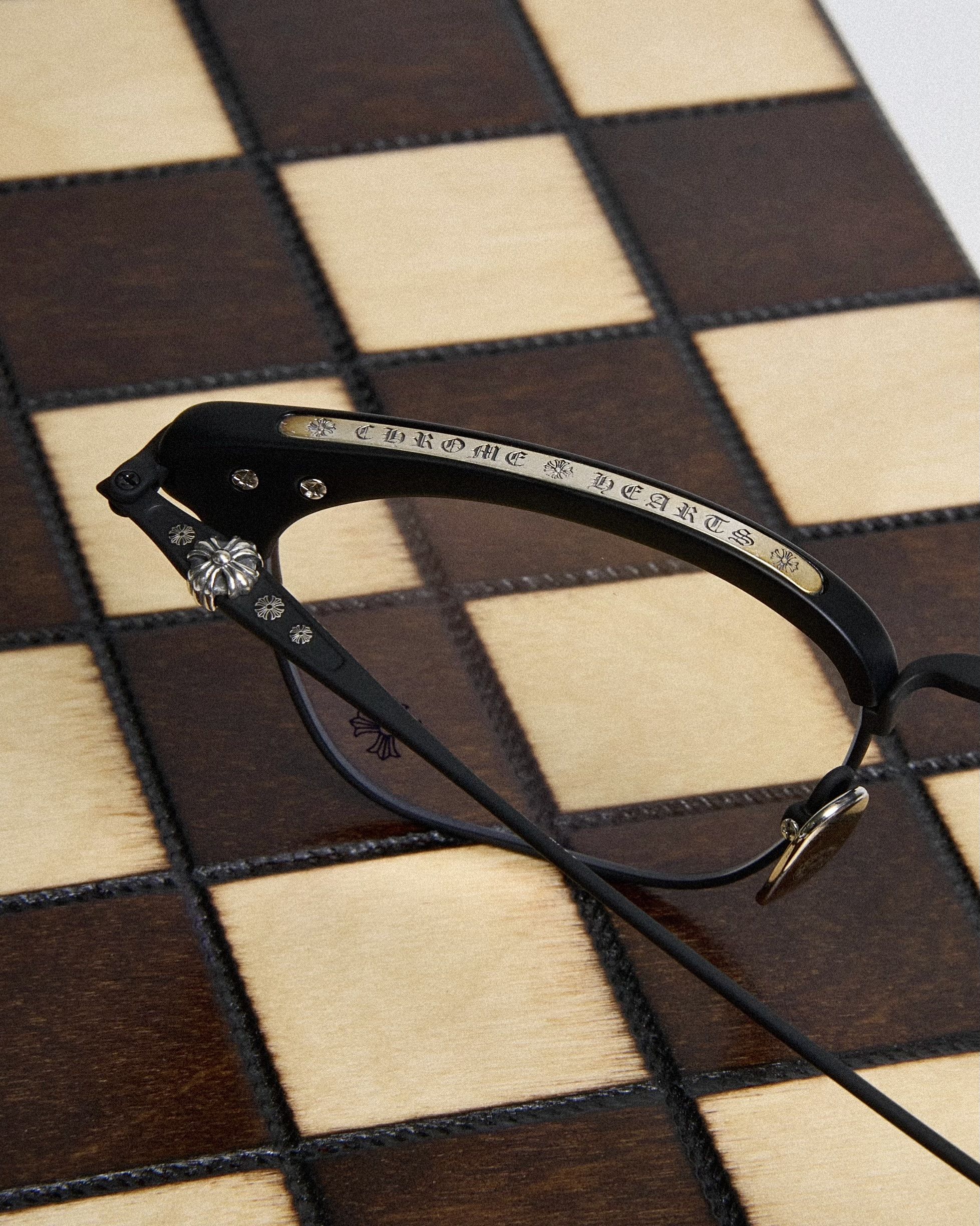 Chrome Hearts CHROME HEARTS SLUNTRADICTION (54) MBK GLASSES Size ONE SIZE - 8 Thumbnail