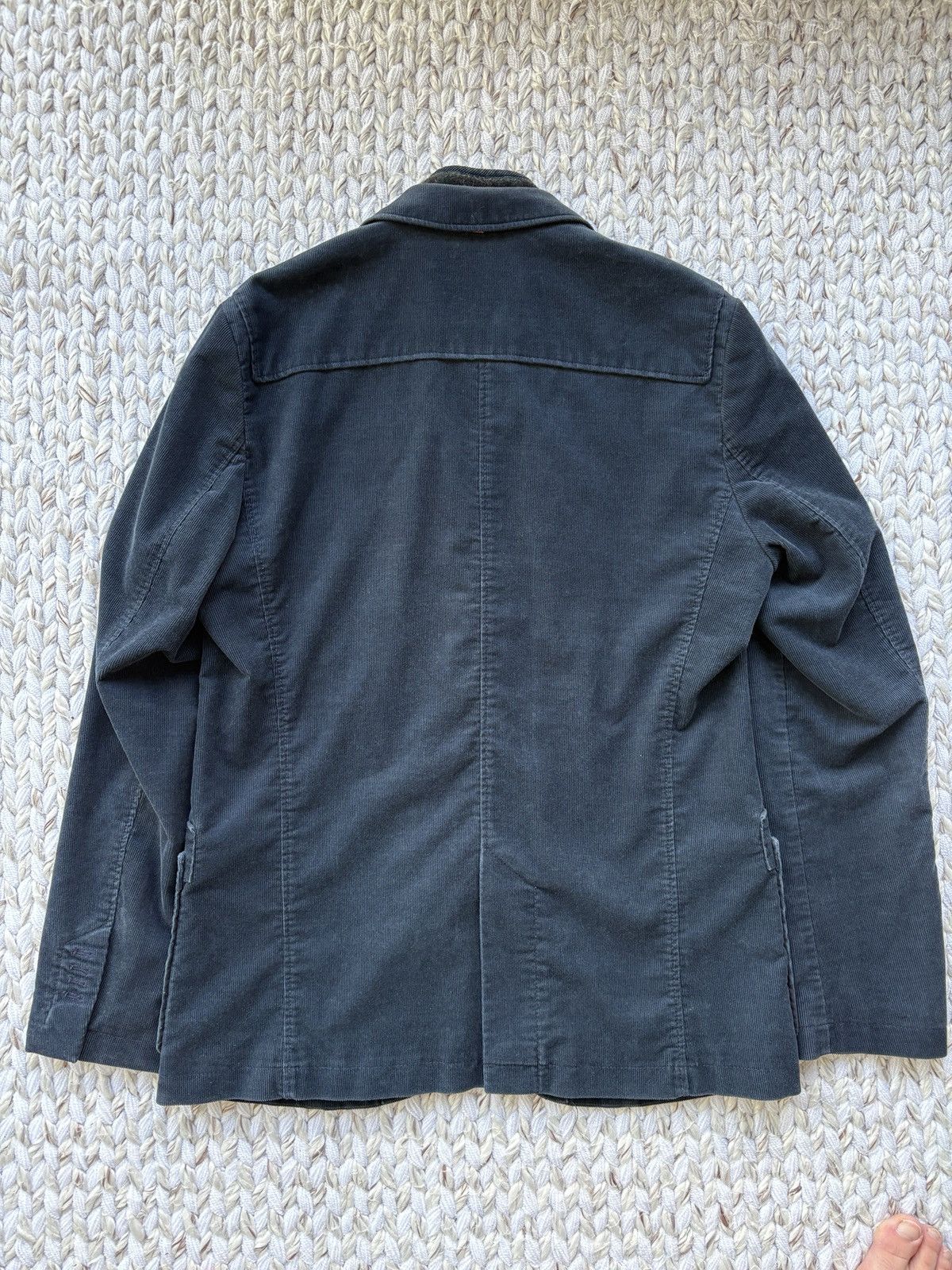 Hugo Boss Hugo Boss “Boss Orange” Navy Corduroy Blazer/smoking Jacket Size 42R - 2 Thumbnail